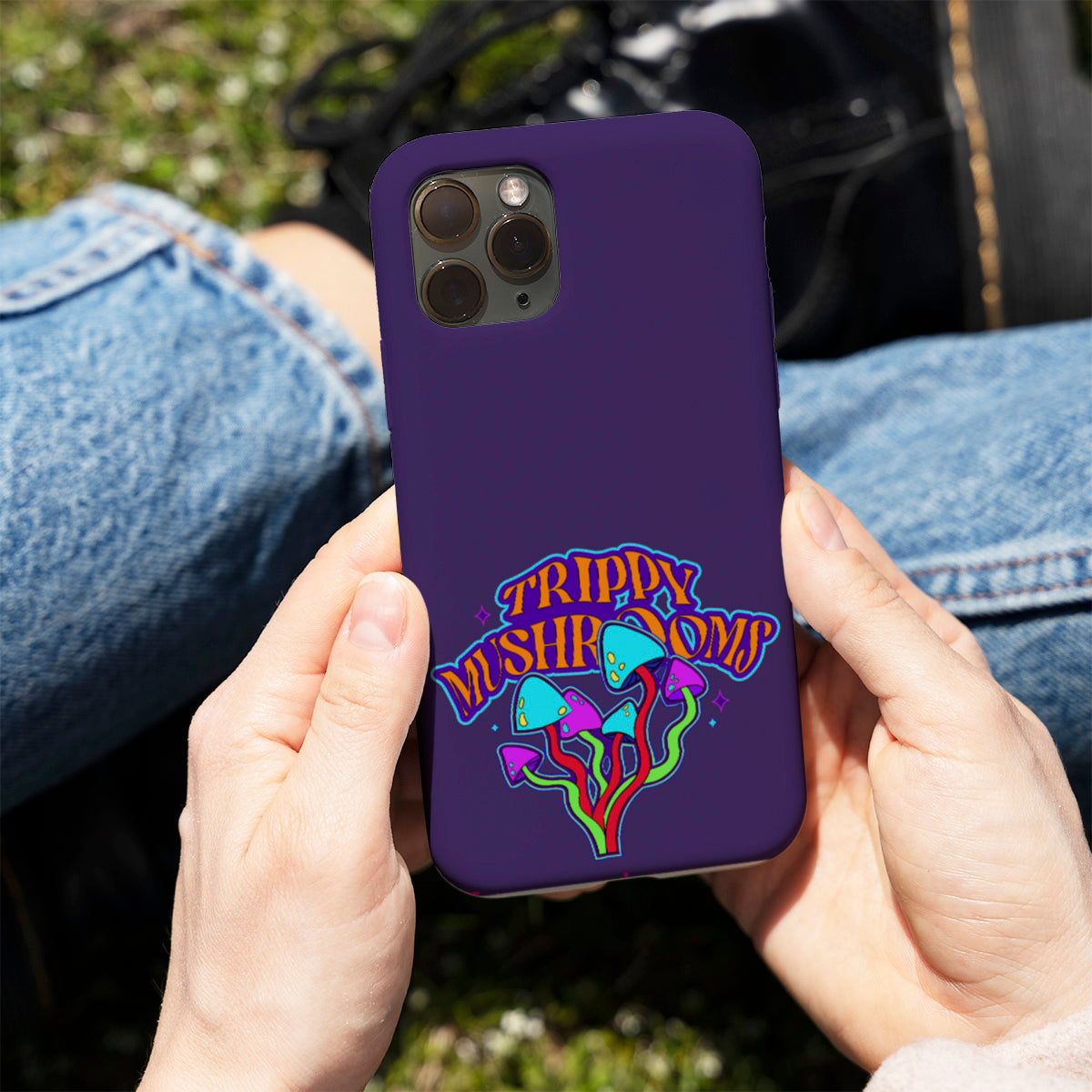 Trippy Mushrooms Phone Cover
