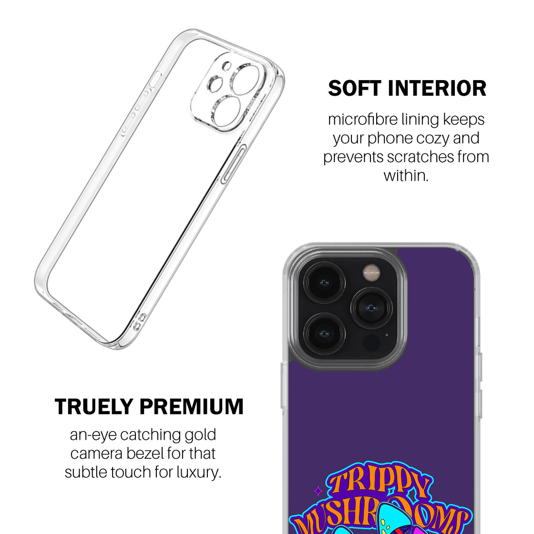 Trippy Mushrooms Phone Cover