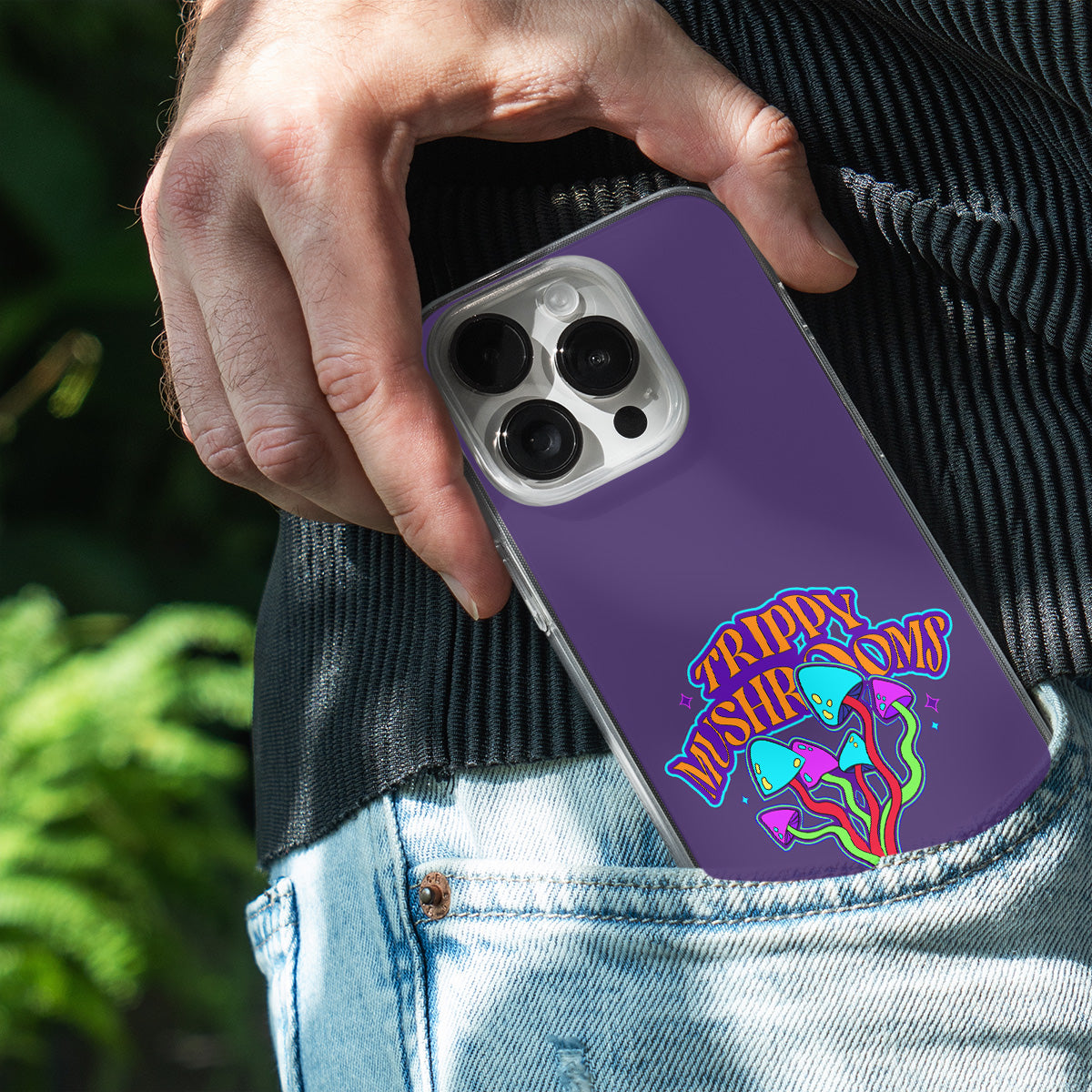 Trippy Mushrooms Phone Cover