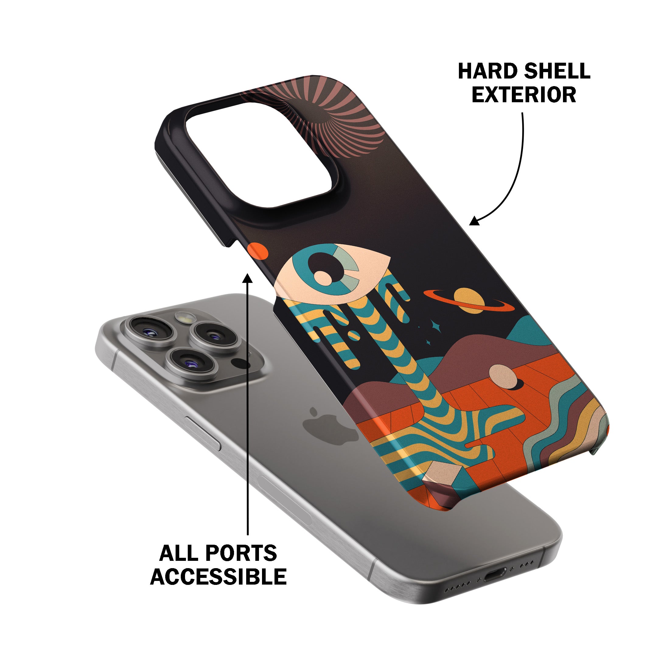 Melted Sky Portal  Phone Cover