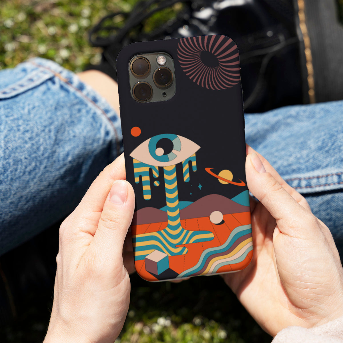 Melted Sky Portal  Phone Cover