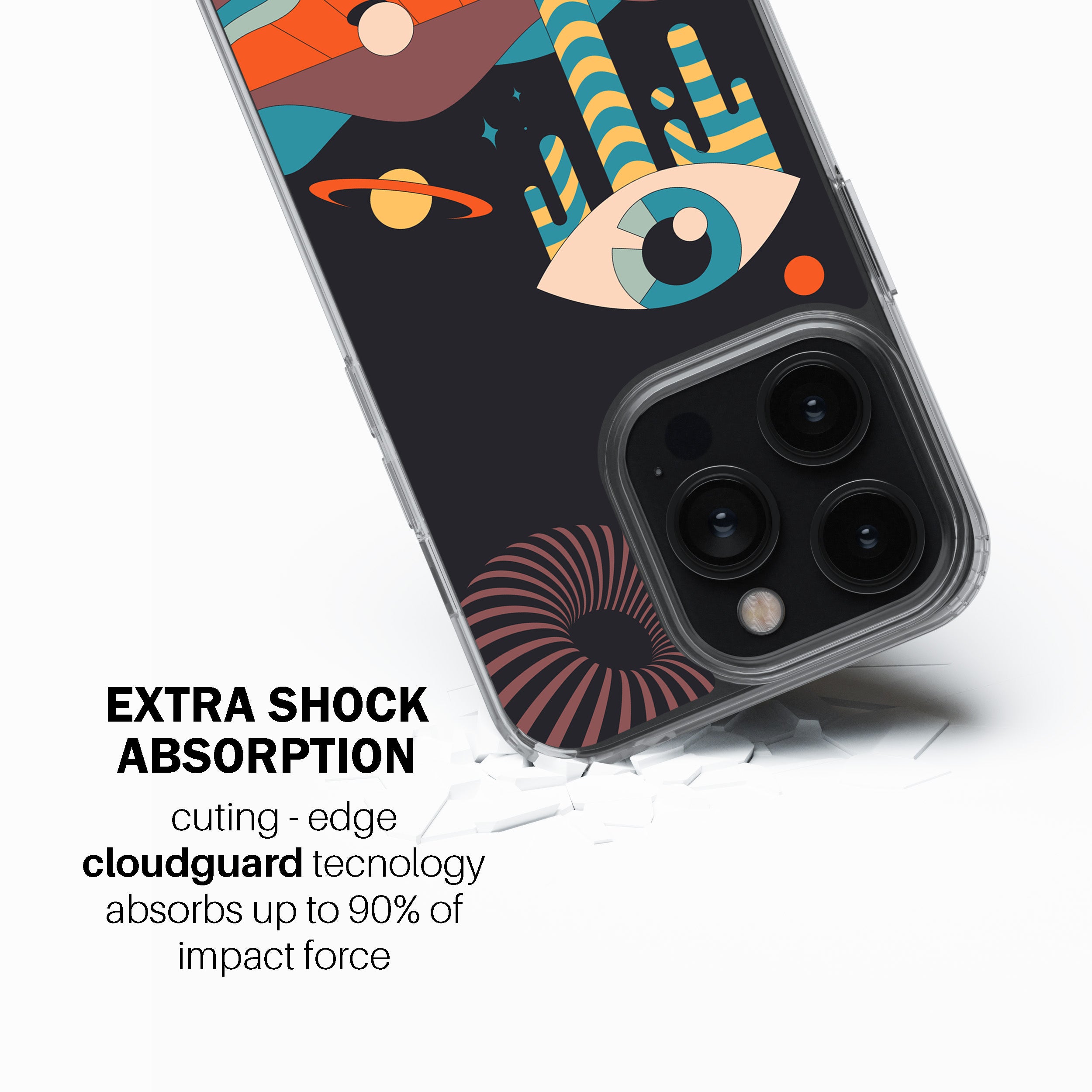 Melted Sky Portal  Phone Cover