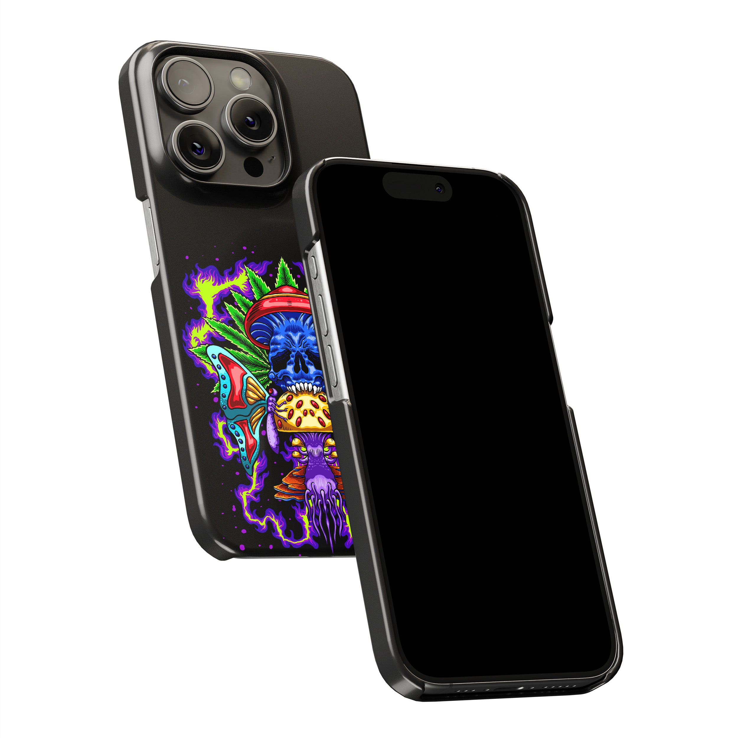 Psychedelic Skull Shroom Phone Cover