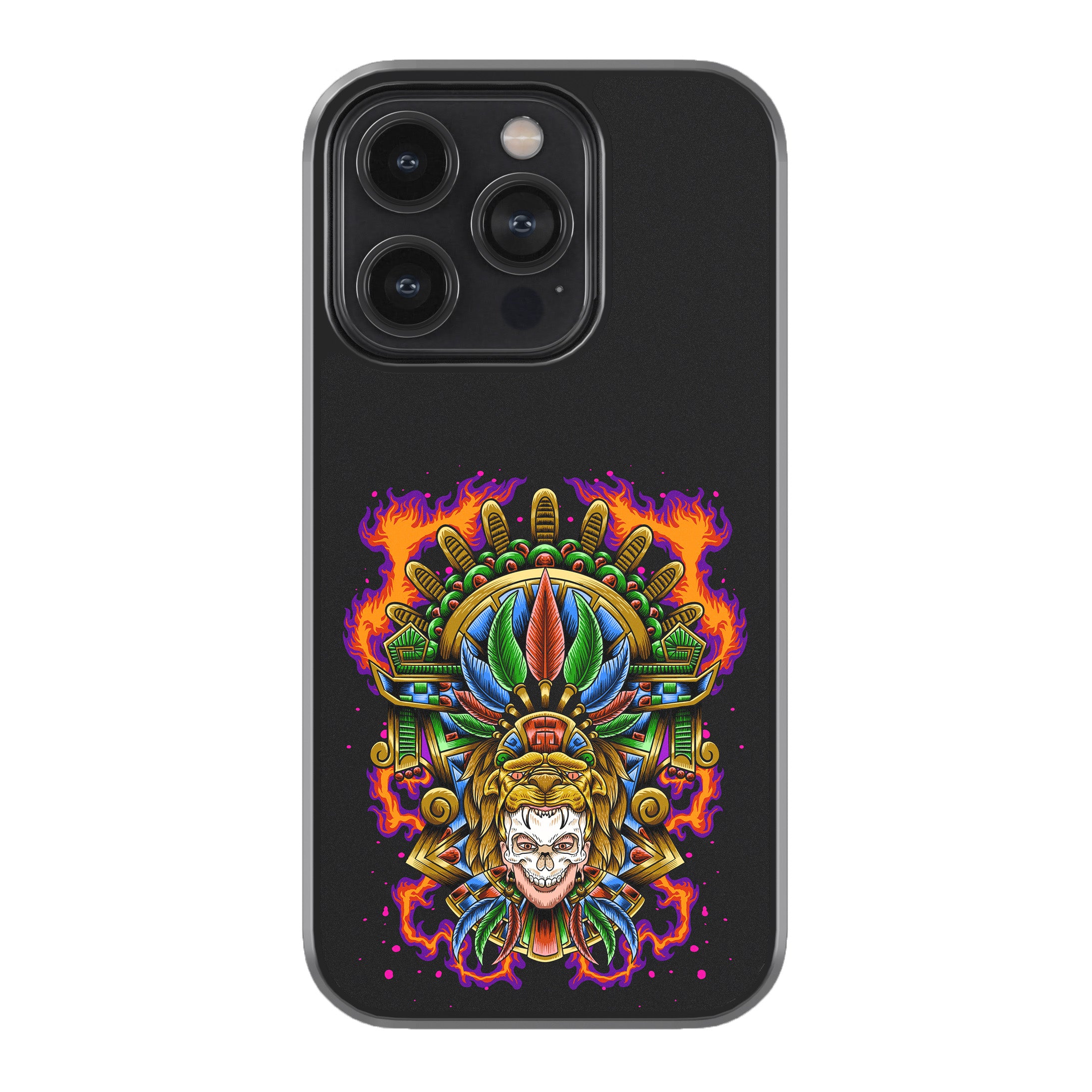 Aztec Flame Warrior Phone Cover