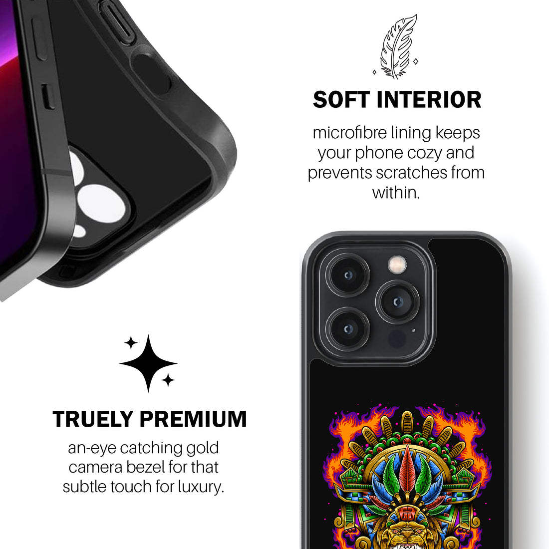 Aztec Flame Warrior Phone Cover