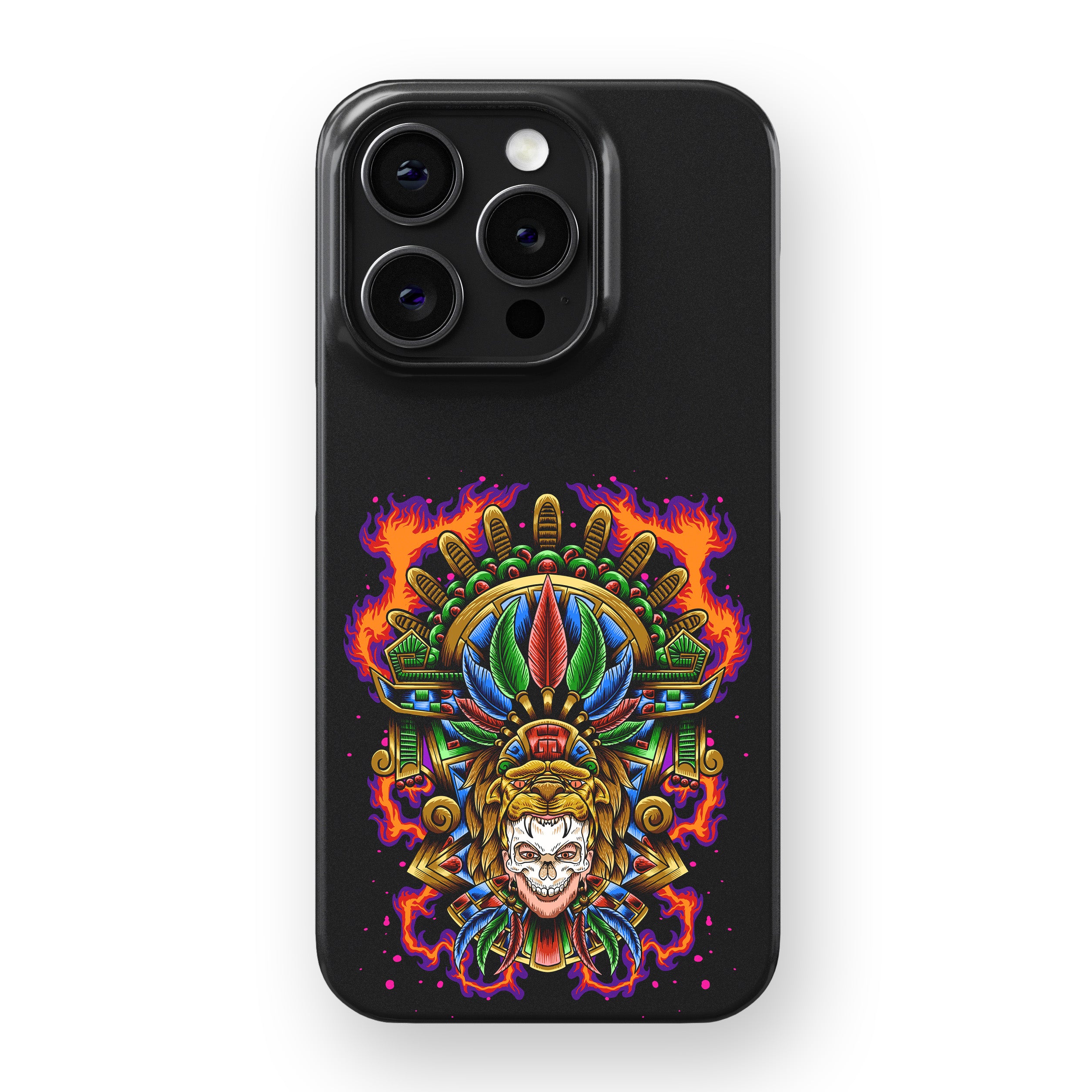 Aztec Flame Warrior Phone Cover