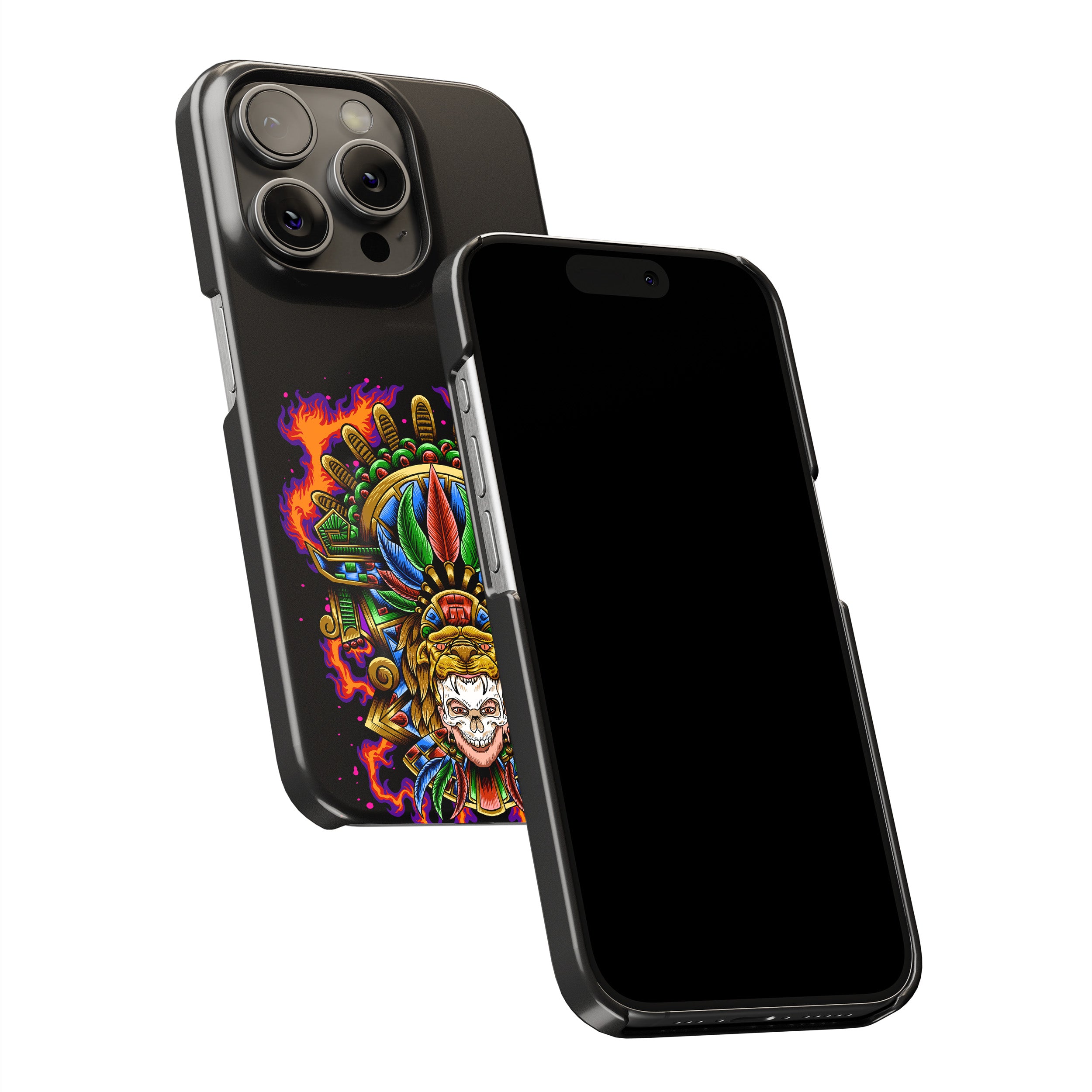 Aztec Flame Warrior Phone Cover