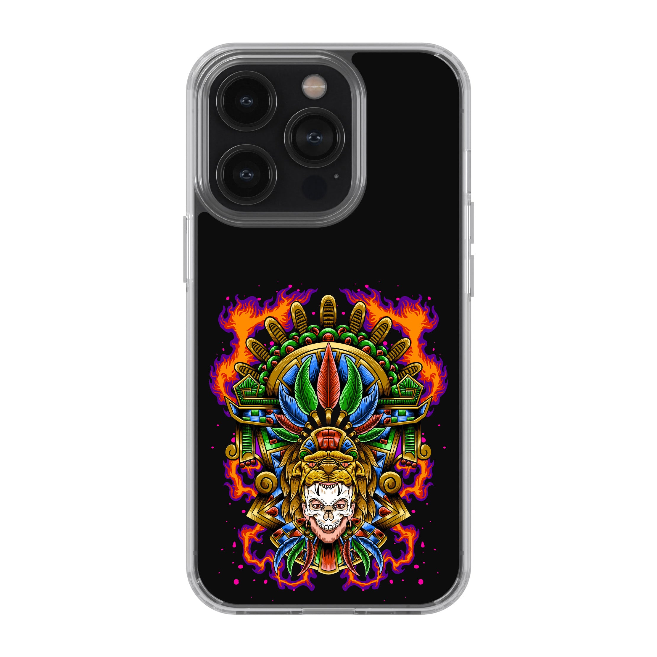 Aztec Flame Warrior Phone Cover