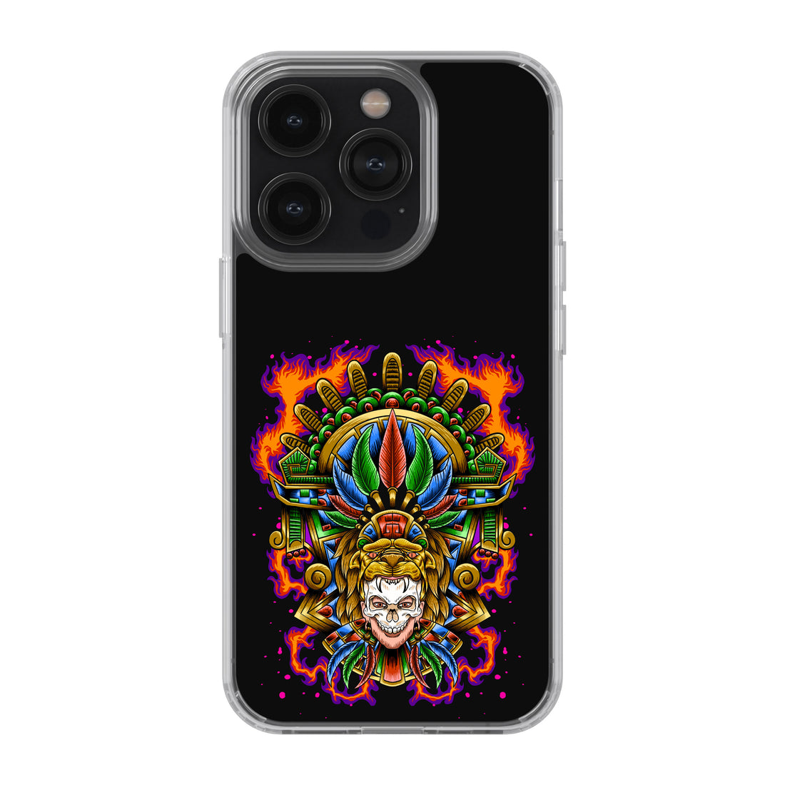 Aztec Flame Warrior Phone Cover