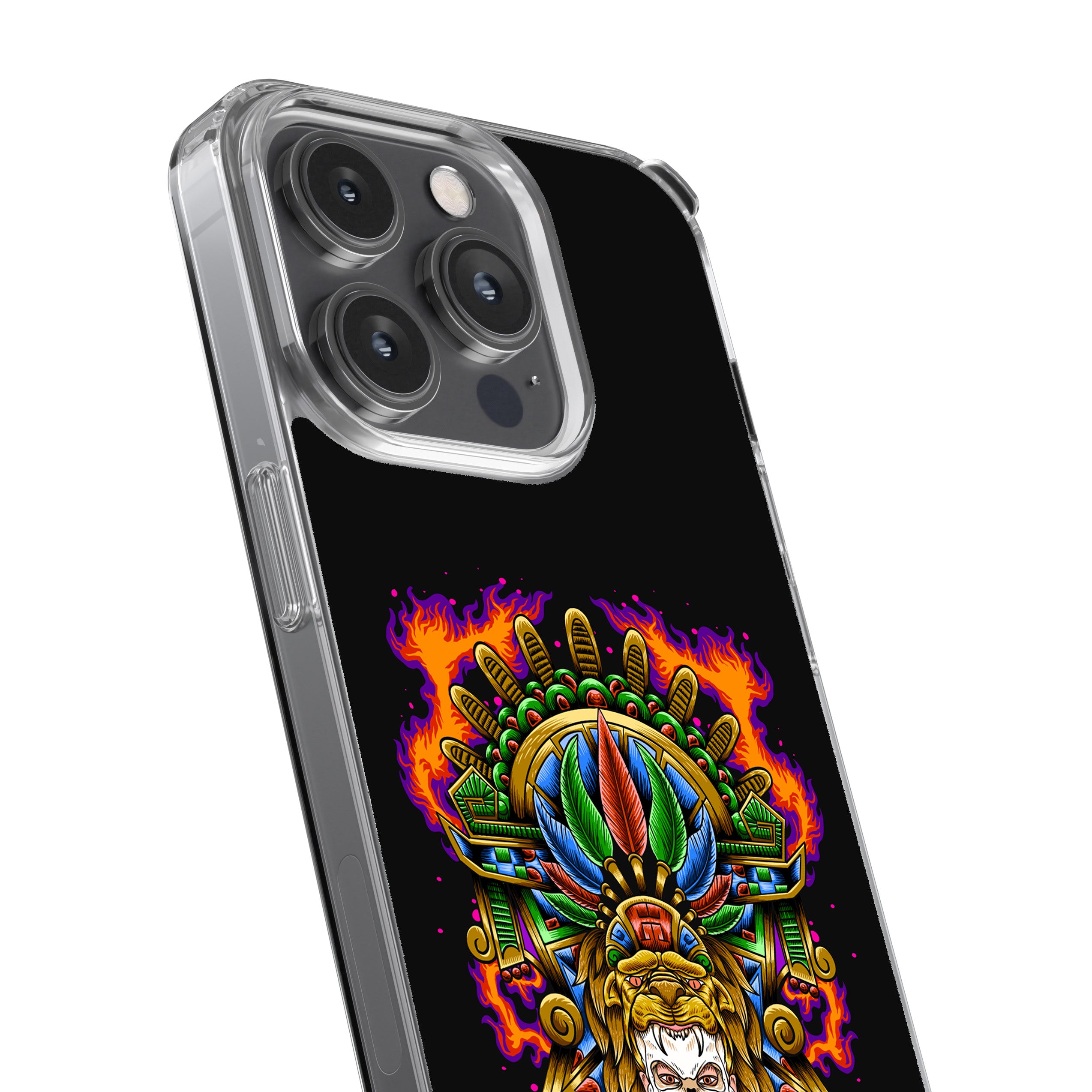 Aztec Flame Warrior Phone Cover