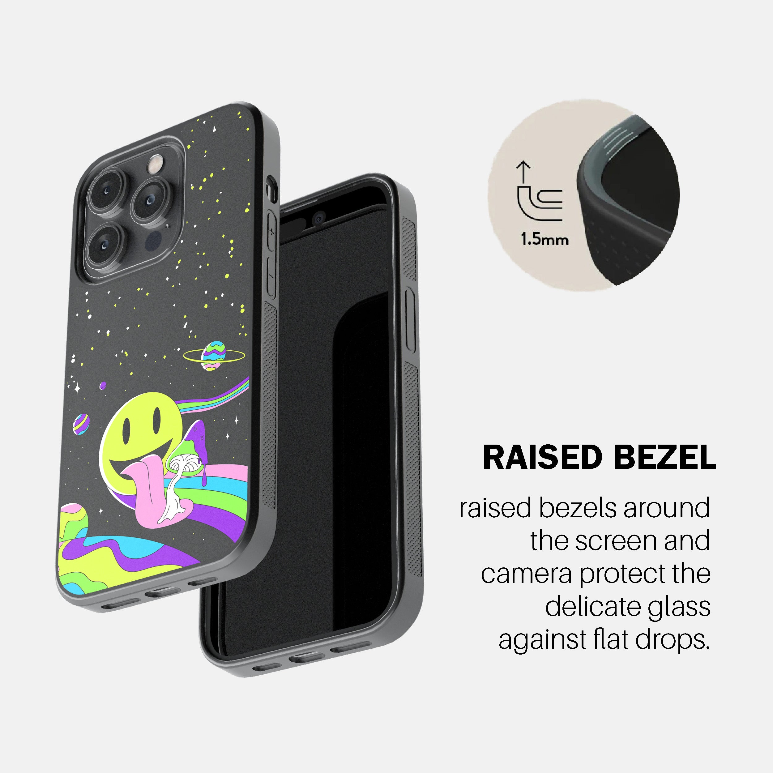 Neon Shroomscape Phone Cover