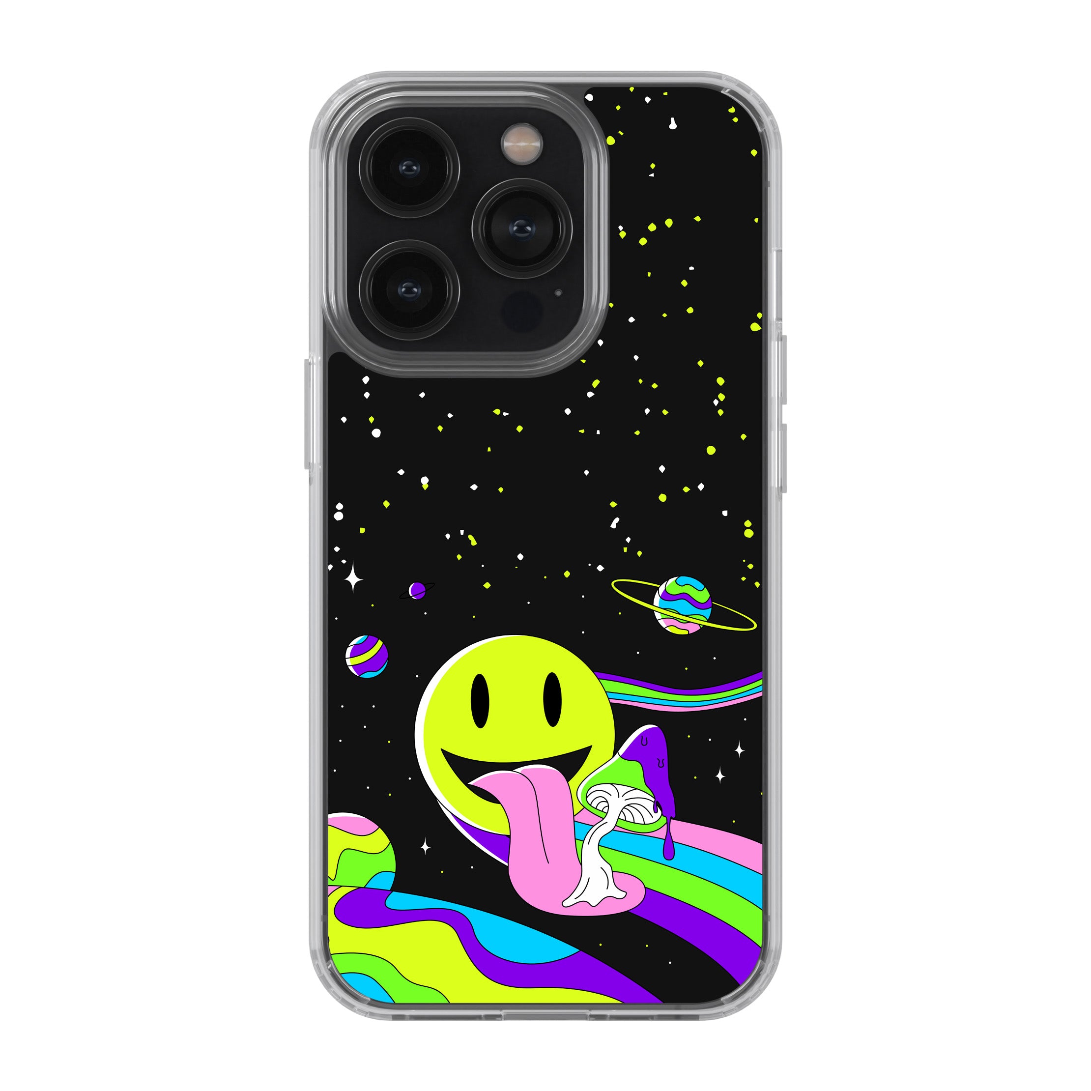 Neon Shroomscape Phone Cover