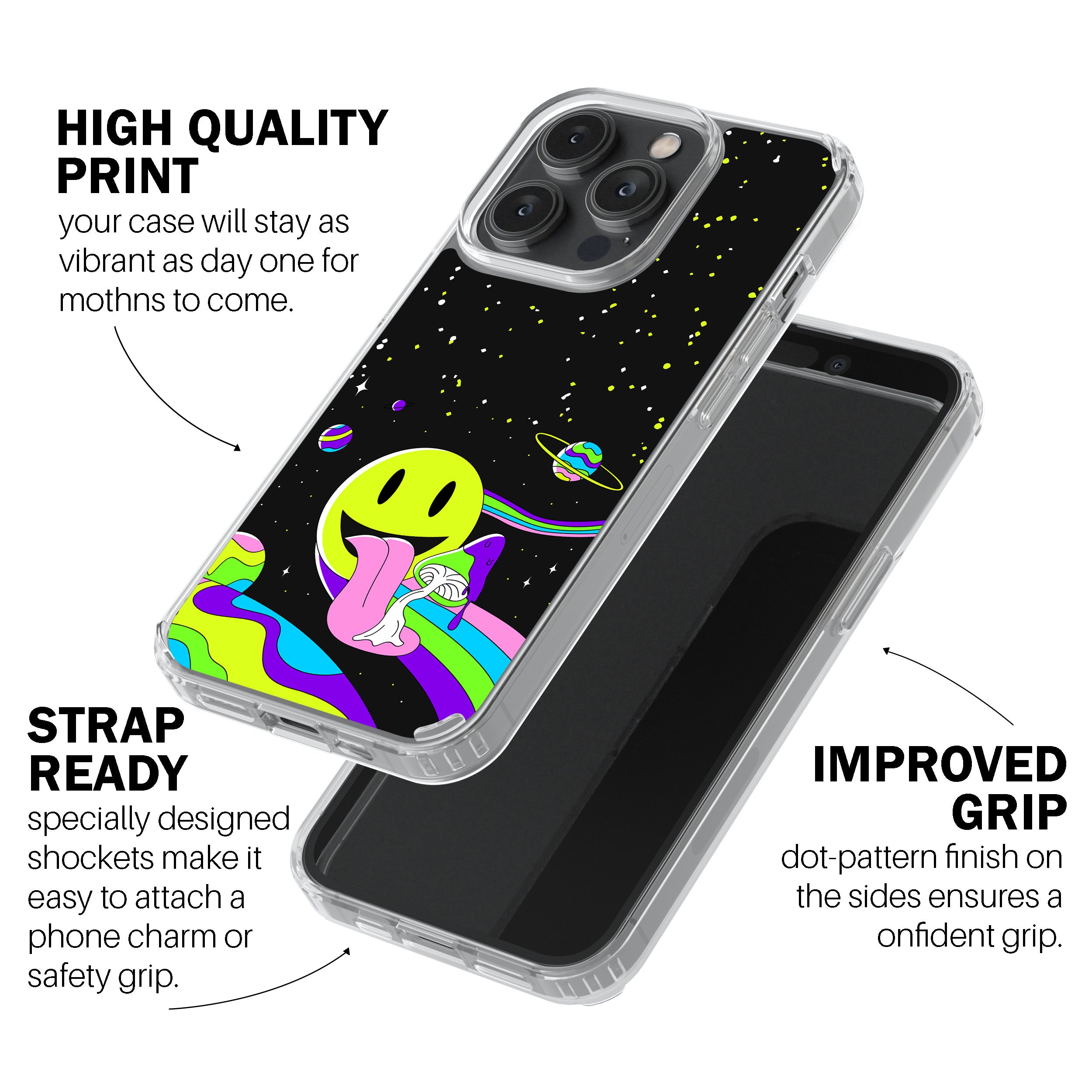 Neon Shroomscape Phone Cover