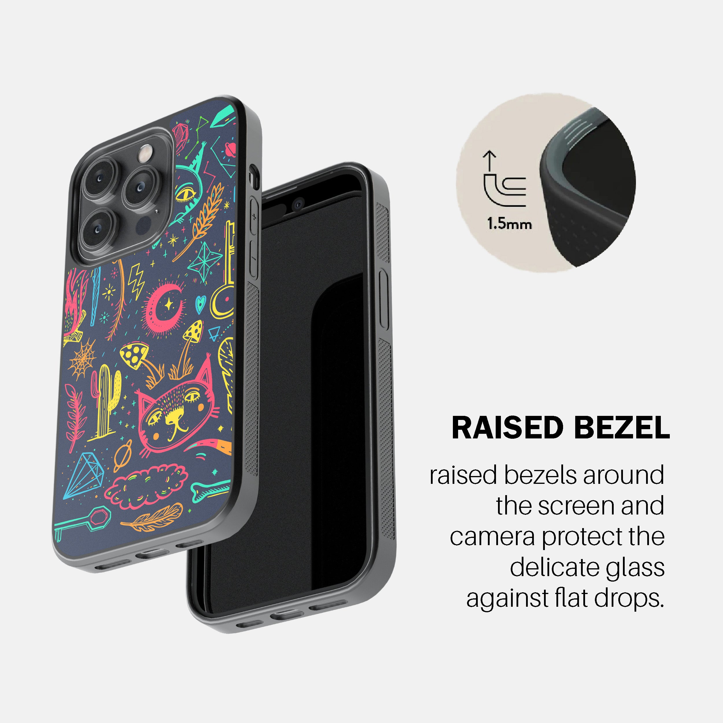 Noir Grace Kaftan Phone Cover