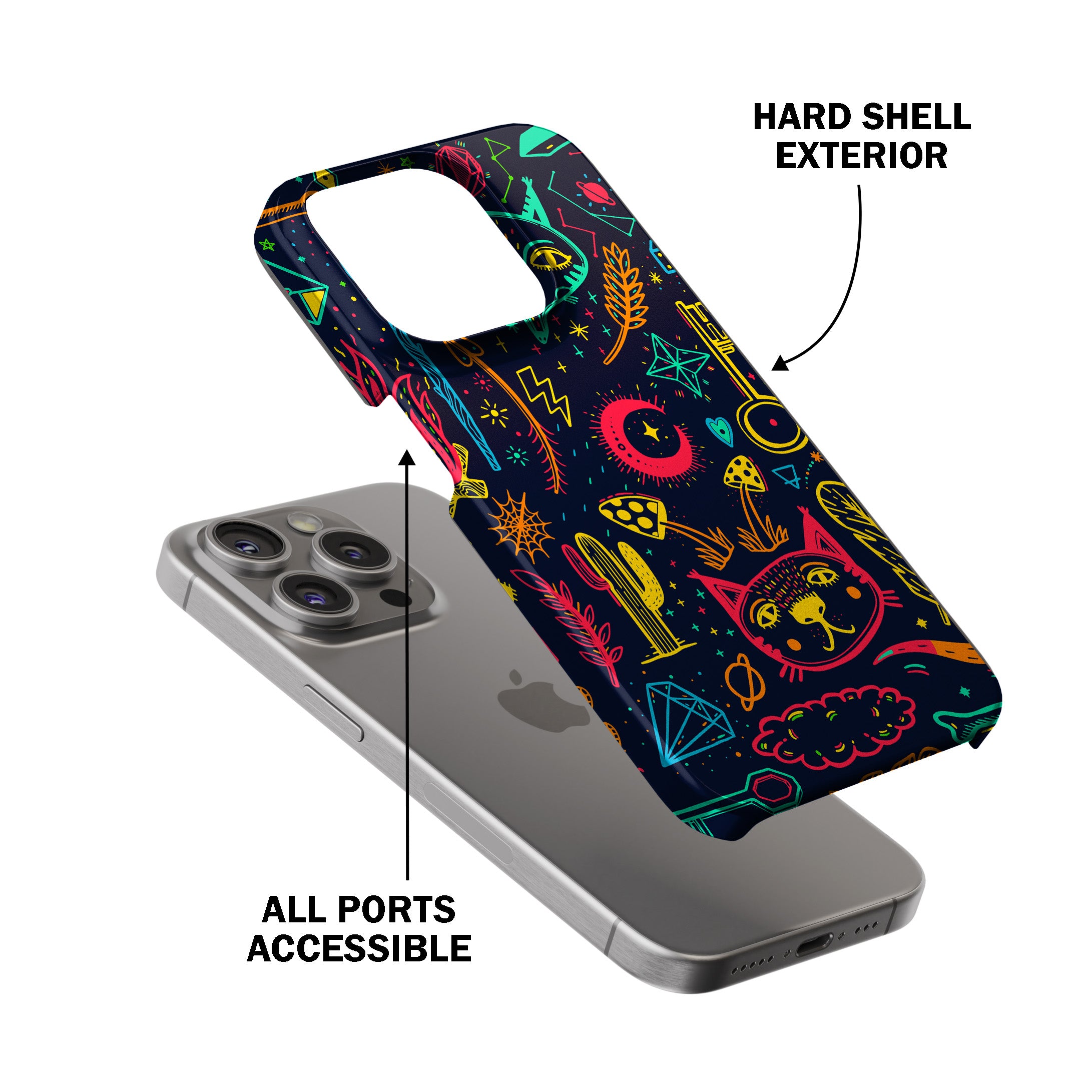 Noir Grace Kaftan Phone Cover