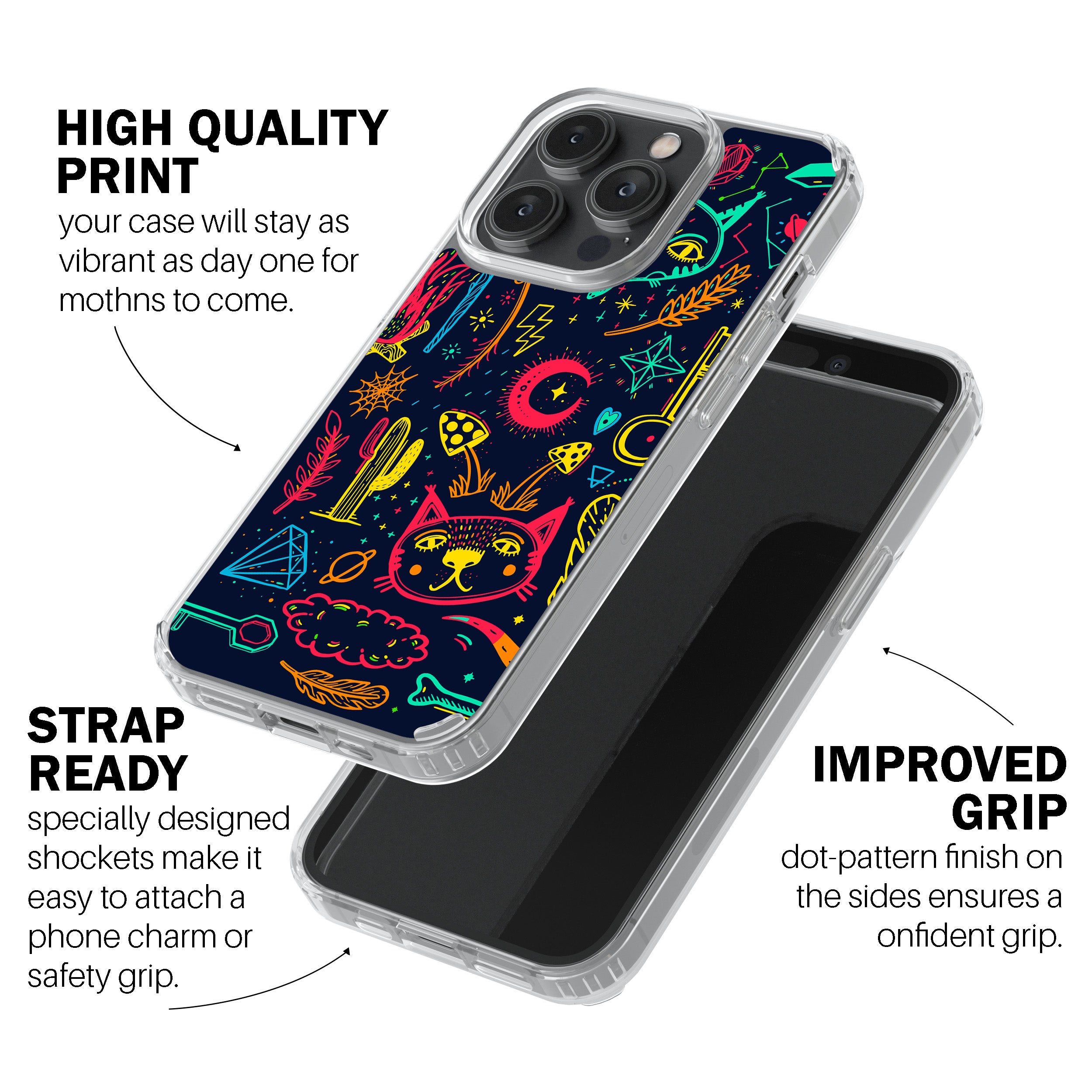 Noir Grace Kaftan Phone Cover