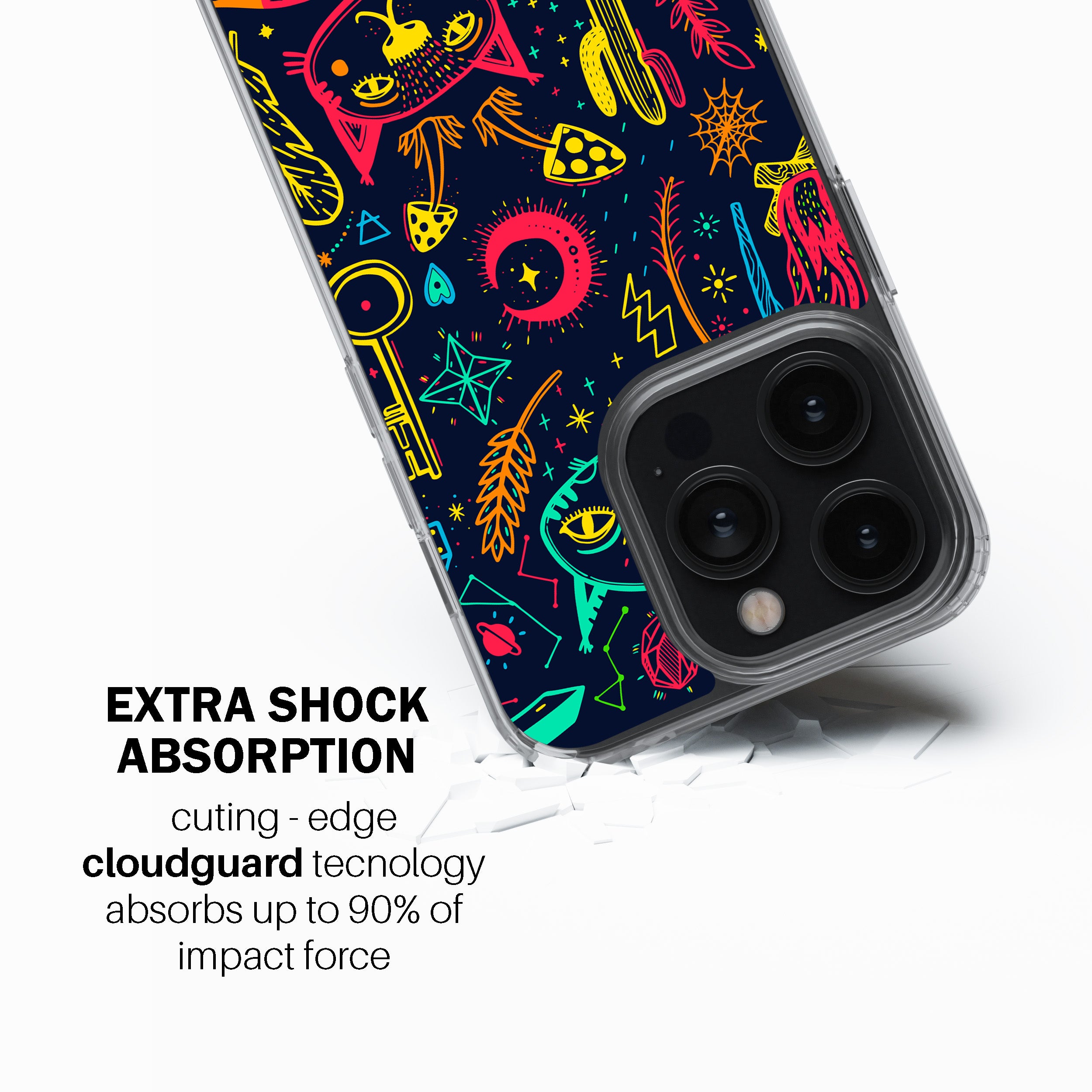 Noir Grace Kaftan Phone Cover