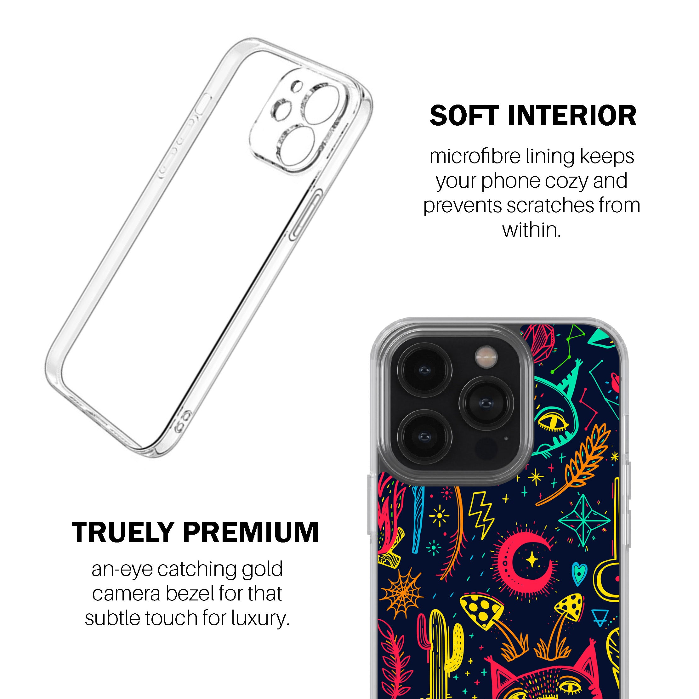 Noir Grace Kaftan Phone Cover