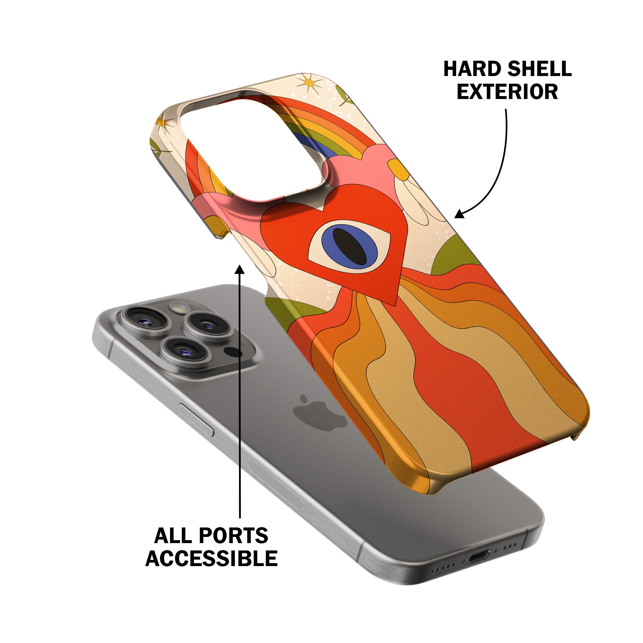 Charcoal Luxe Drape Phone Cover