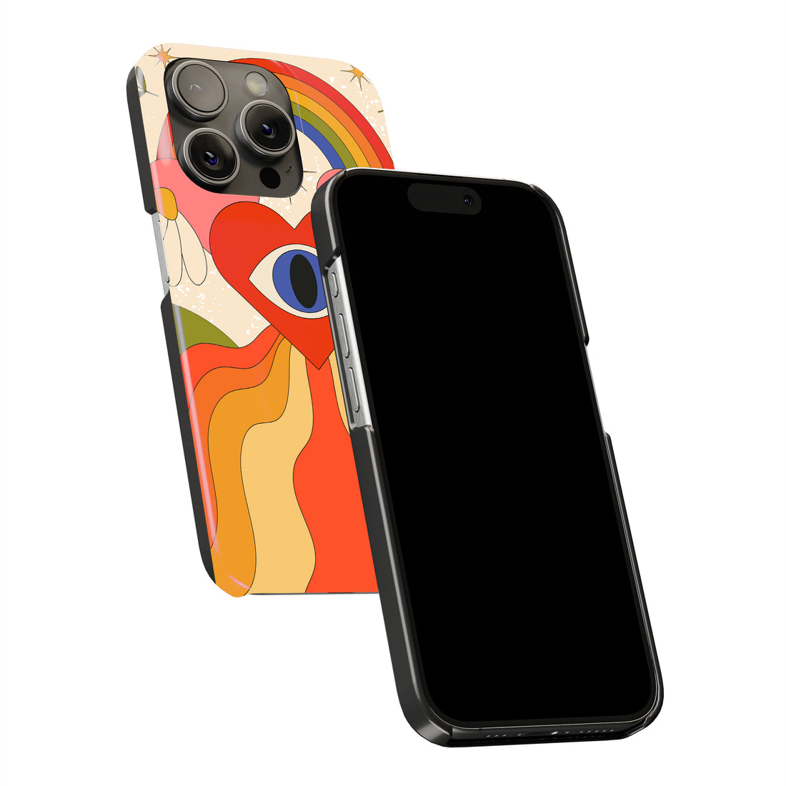 Charcoal Luxe Drape Phone Cover