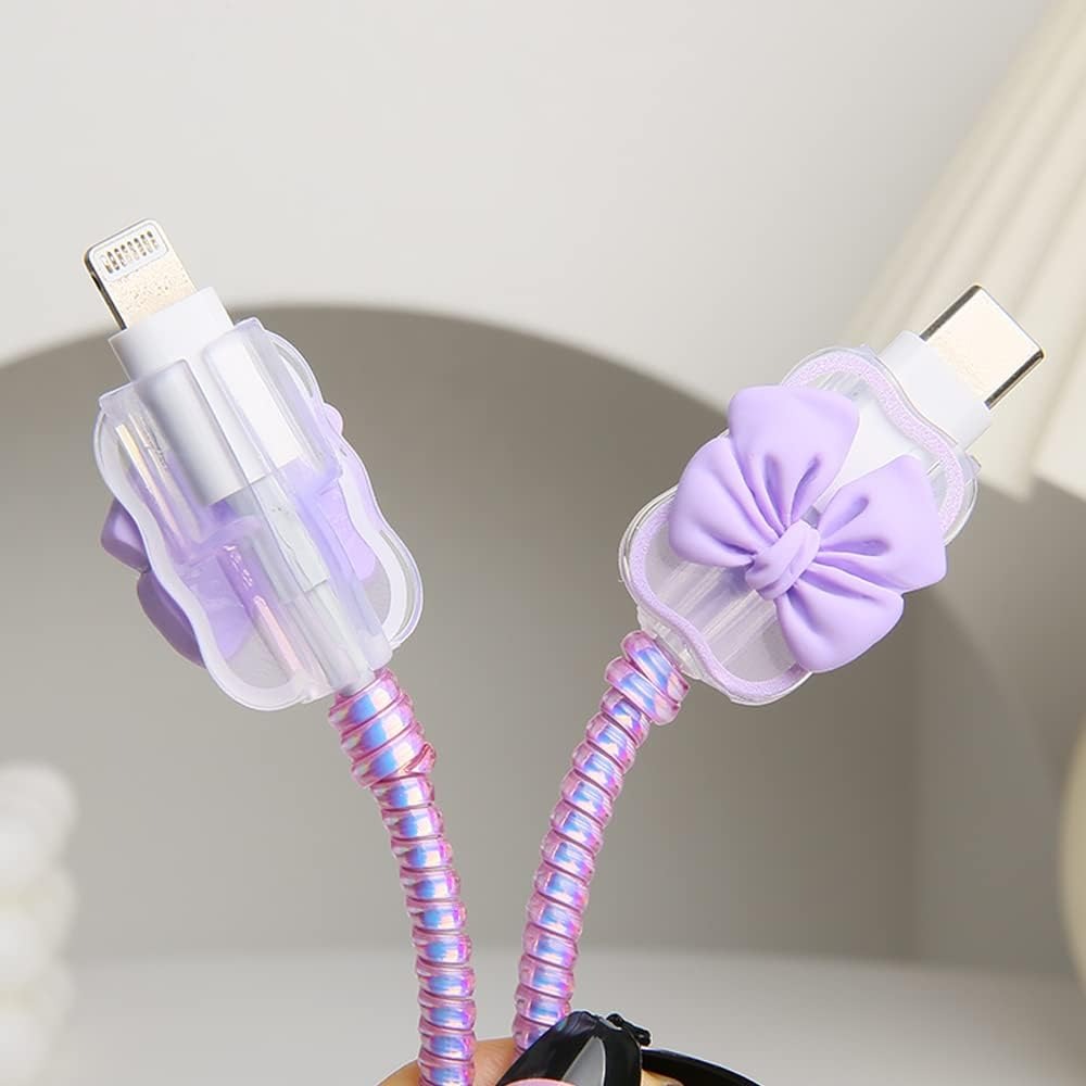 3D Bow Tie Charger Case & Cable Protector (18W/20W)