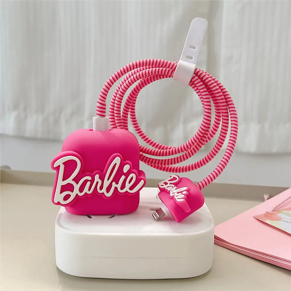 3D Barbie Charger Case & Cable Protector (18W/20W)