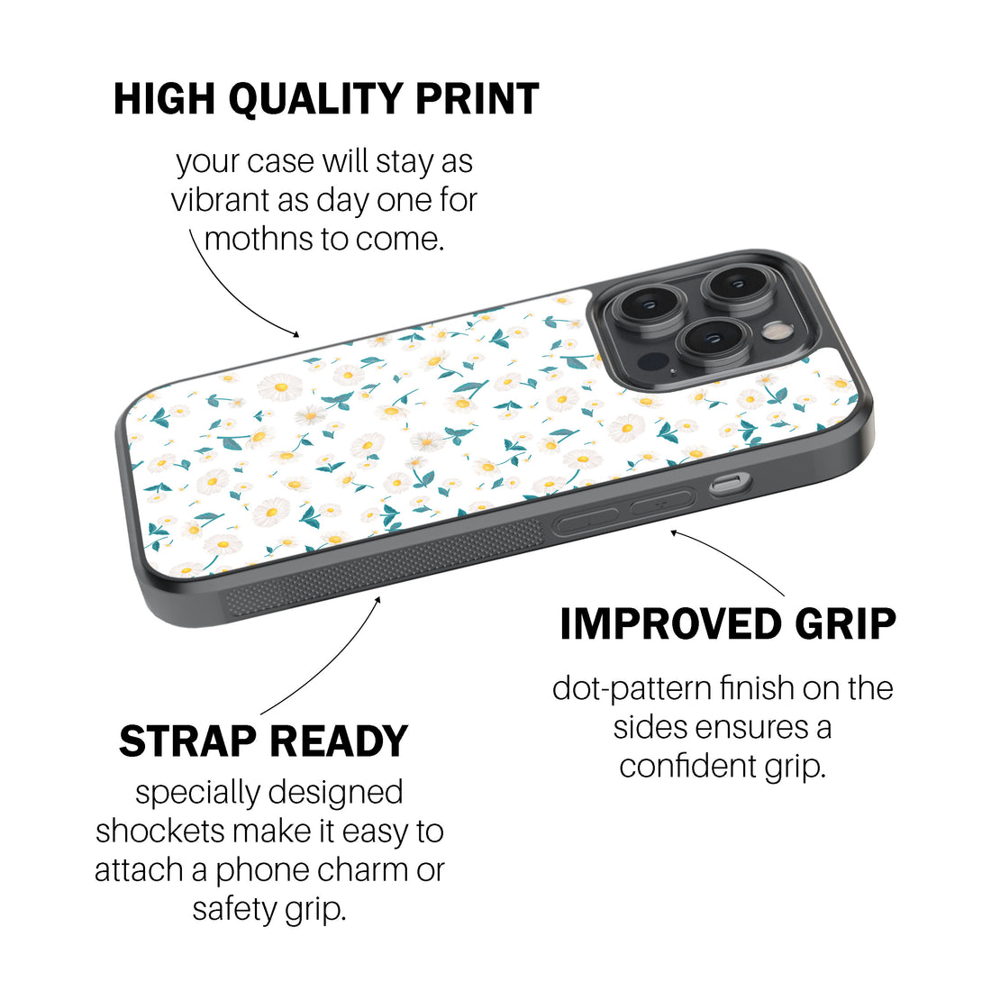 Petite Floral Rain Phone Cover