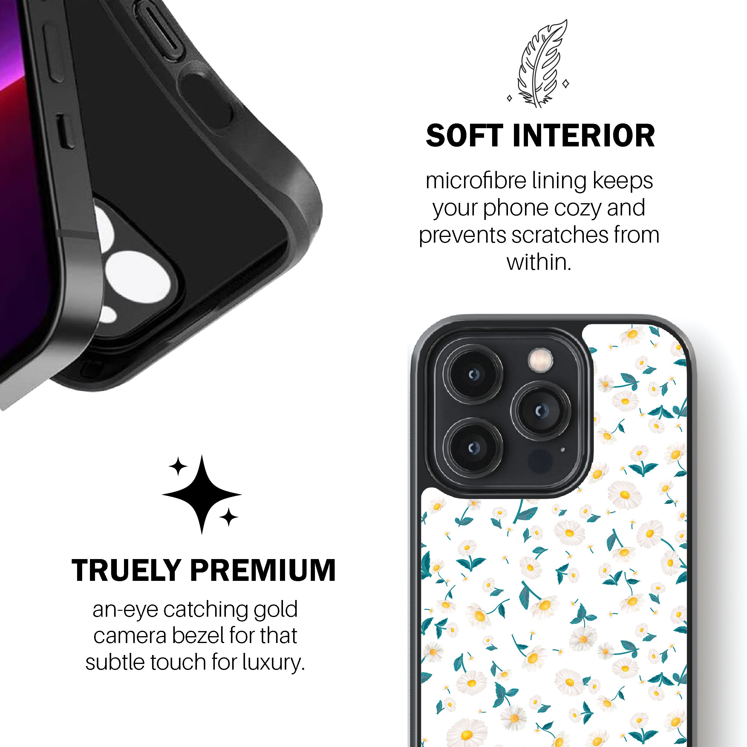 Petite Floral Rain Phone Cover