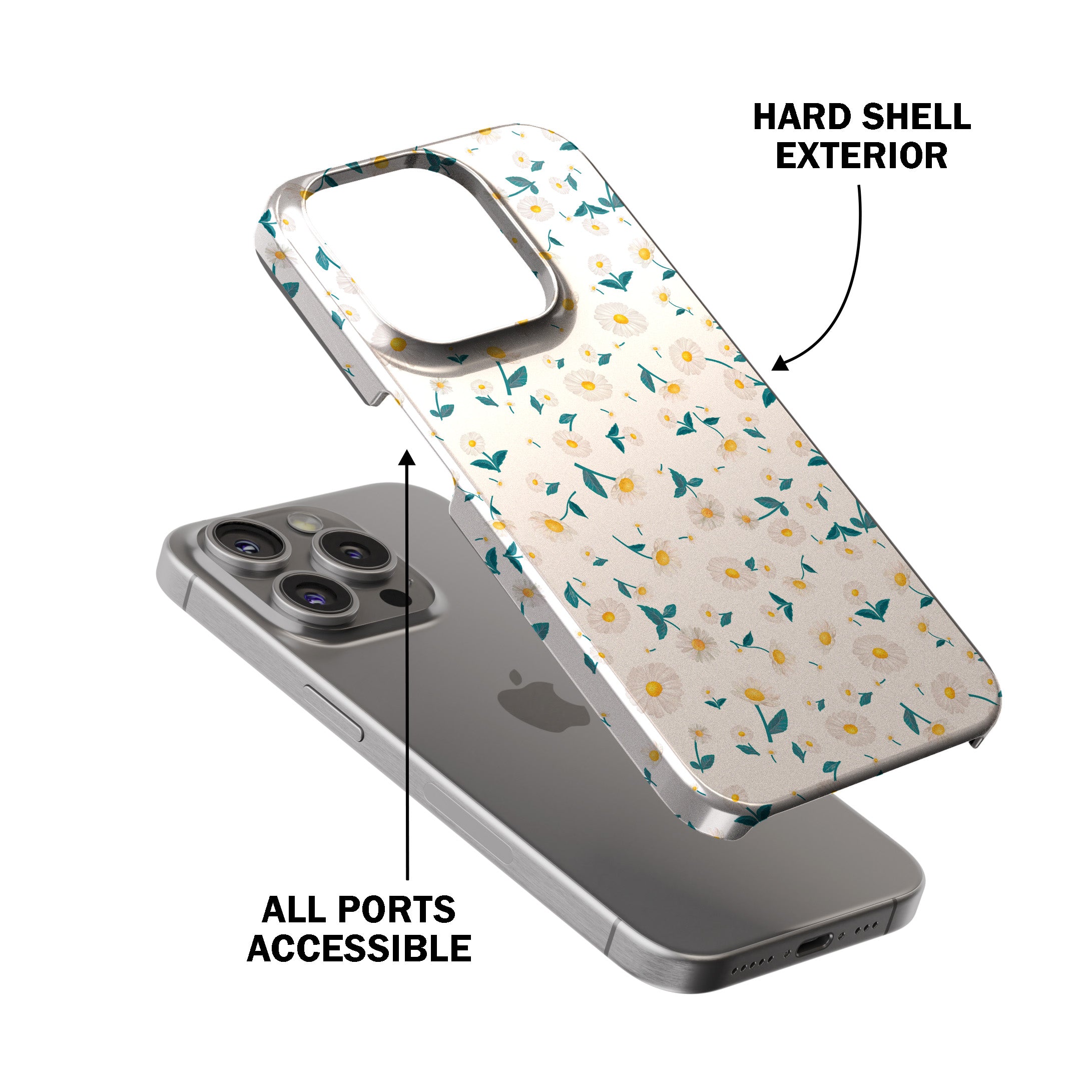 Petite Floral Rain Phone Cover