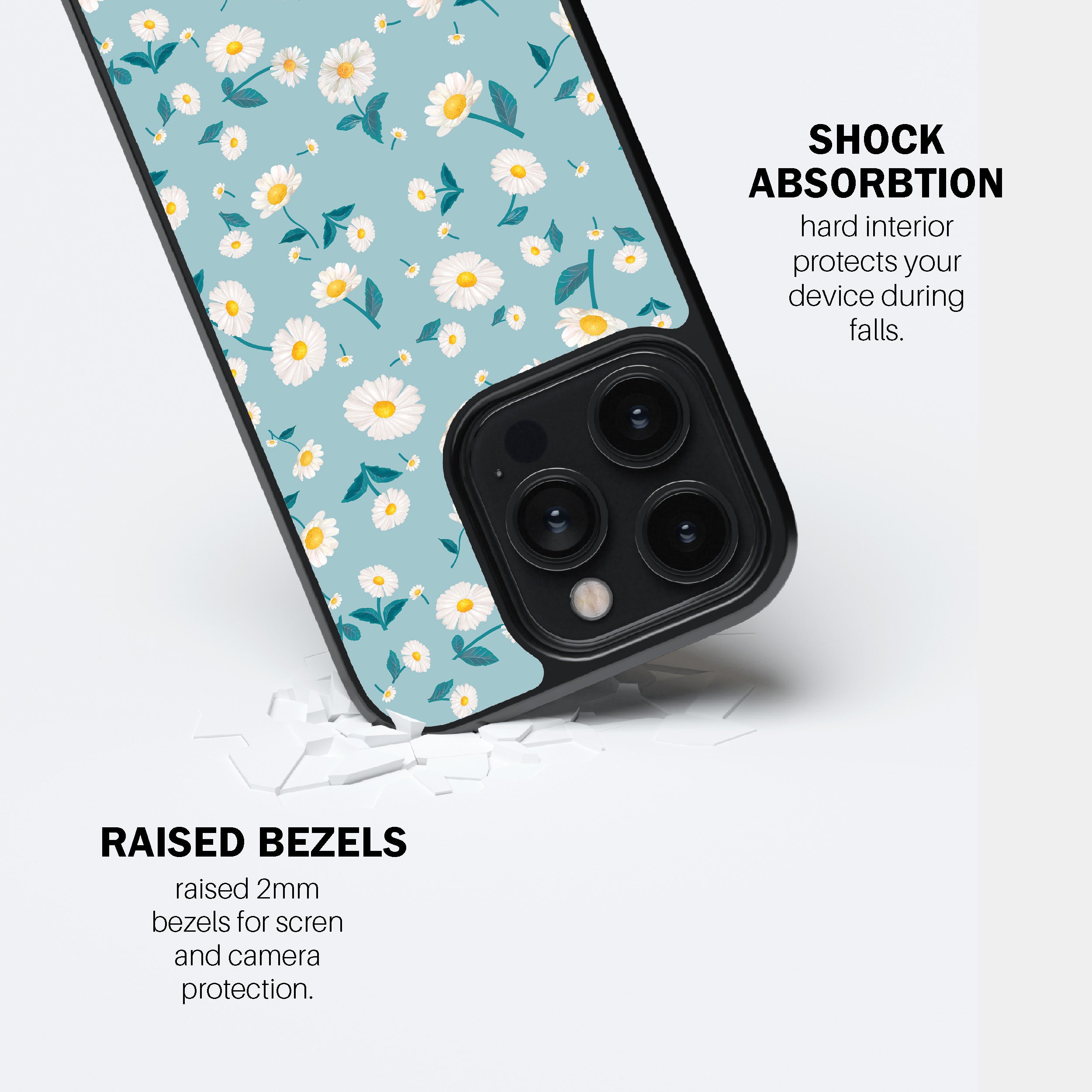 Blue Daisy Delight Phone Cover