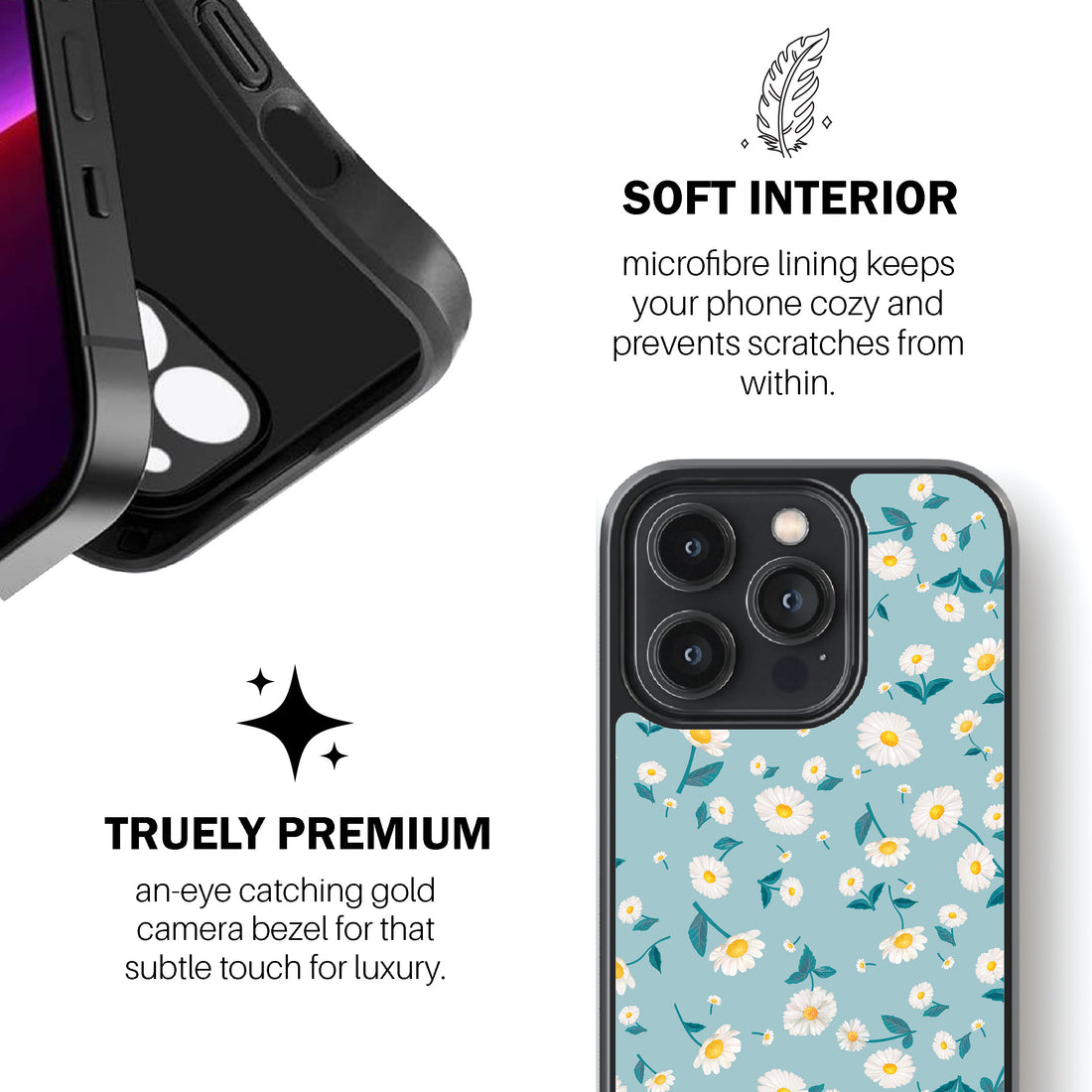 Blue Daisy Delight Phone Cover