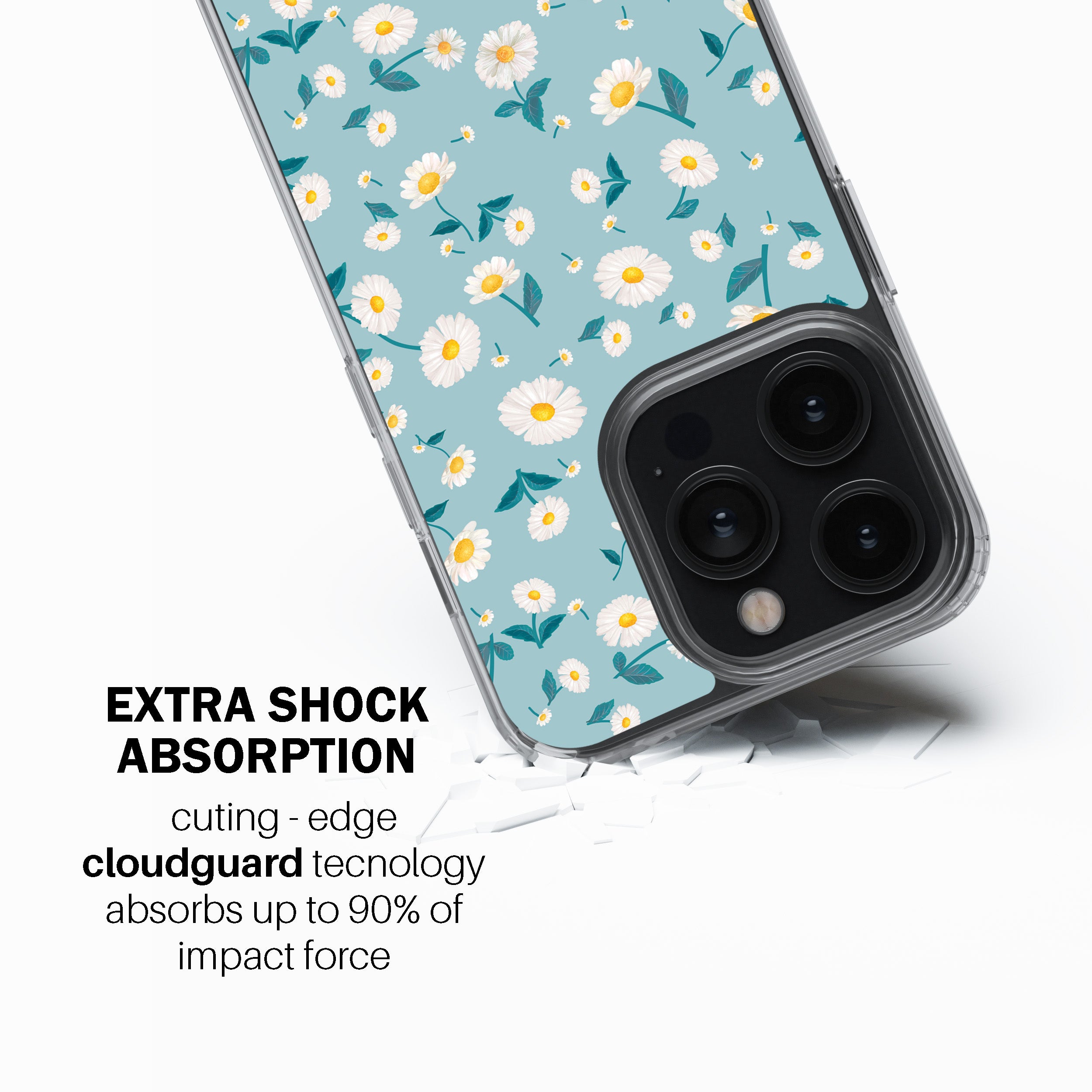 Blue Daisy Delight Phone Cover
