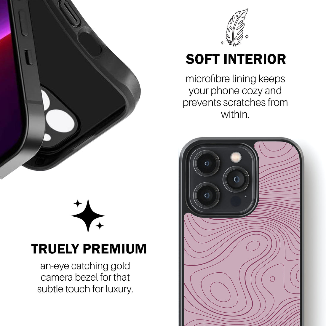 Lilac Contour Phone Cover
