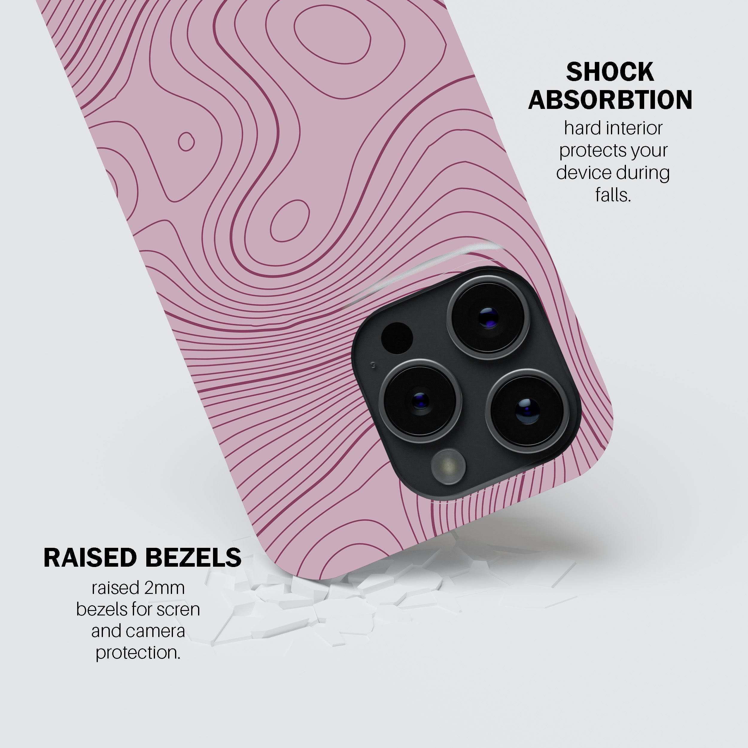 Lilac Contour Phone Cover