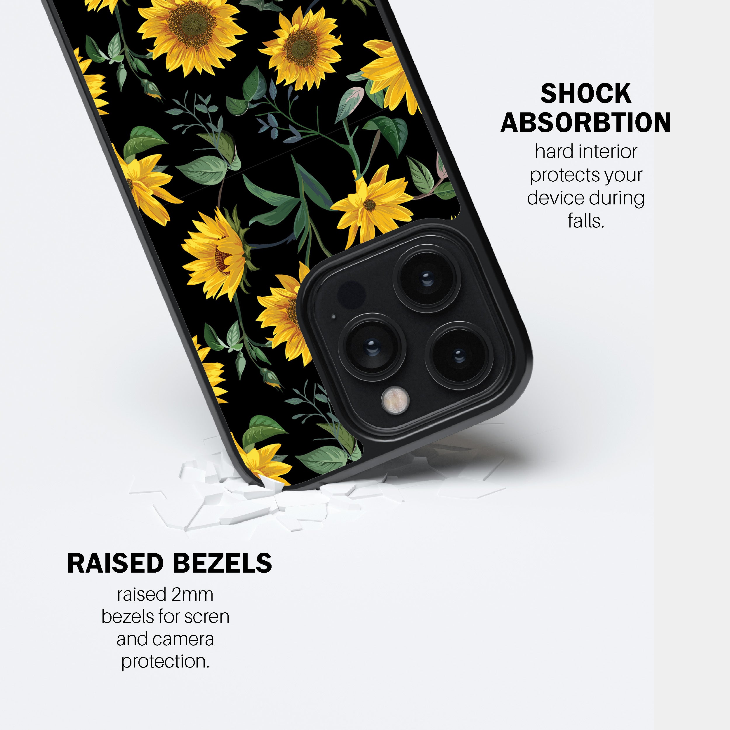 Sunflower Charm Phone Cover