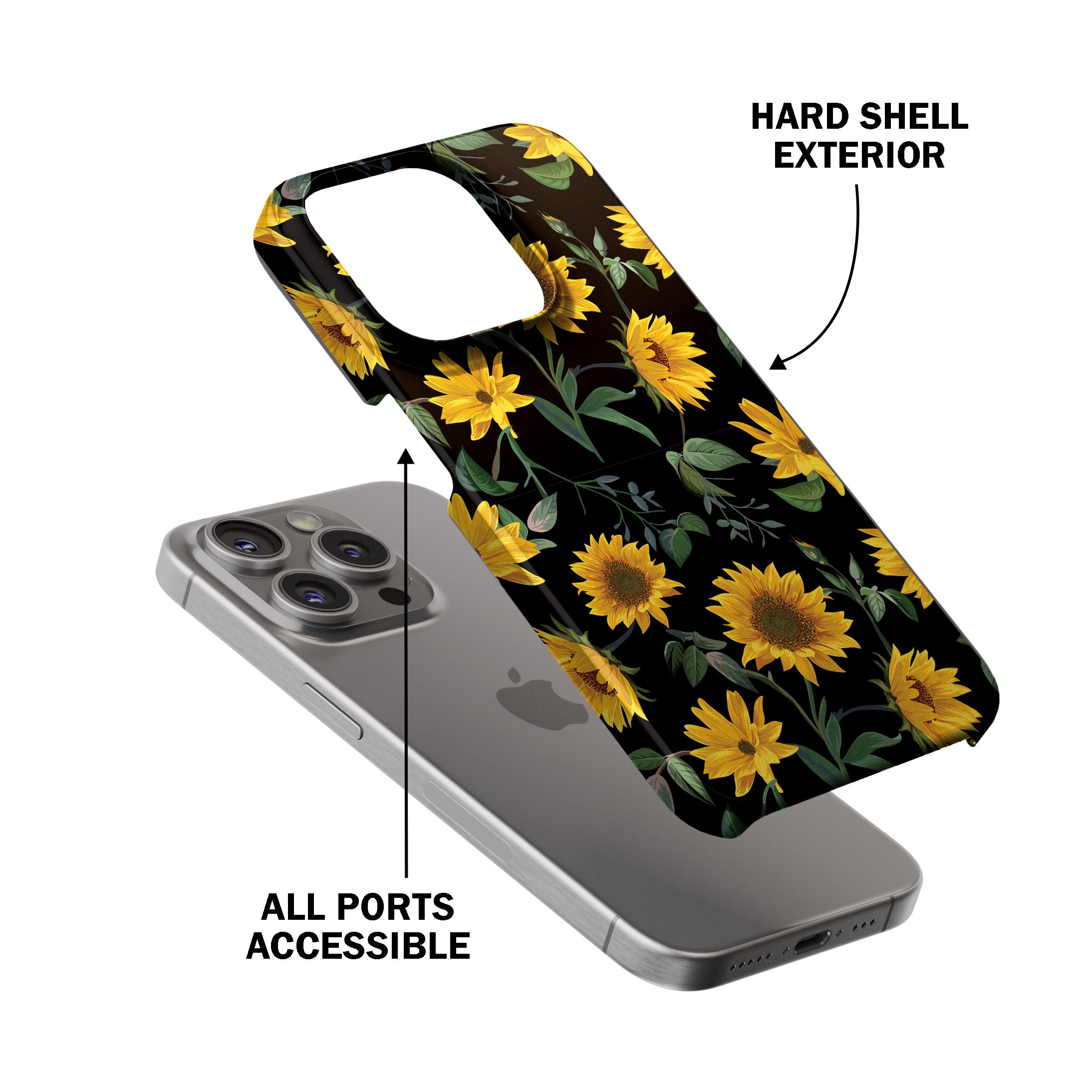 Sunflower Charm Phone Cover