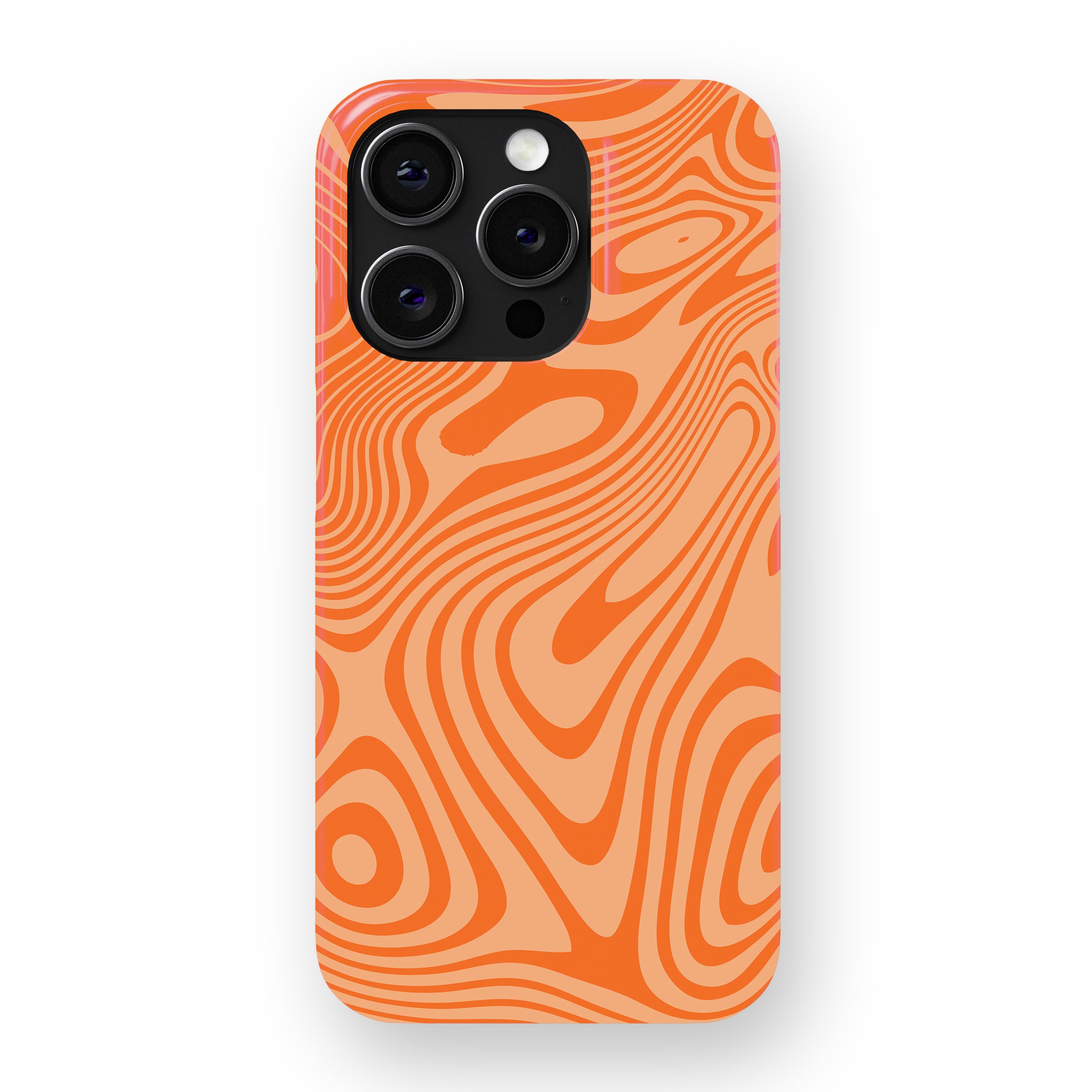 Tangerine Flow Phone Cover