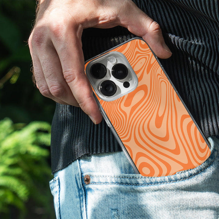 Tangerine Flow Phone Cover