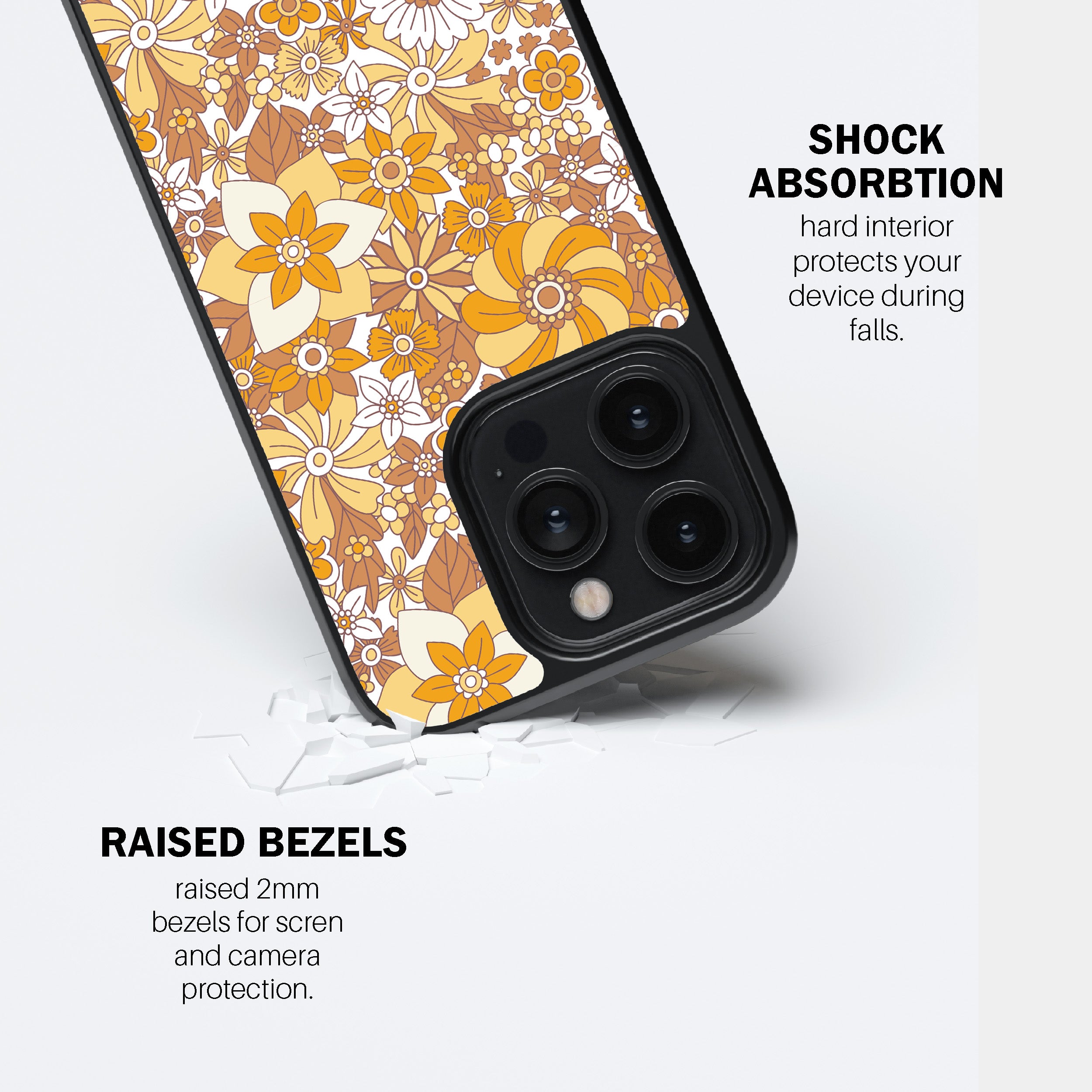 Autumn Floral Lace Phone Cover