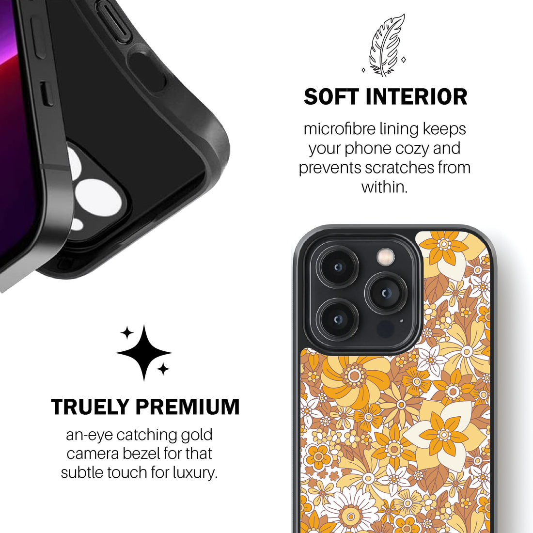 Autumn Floral Lace Phone Cover