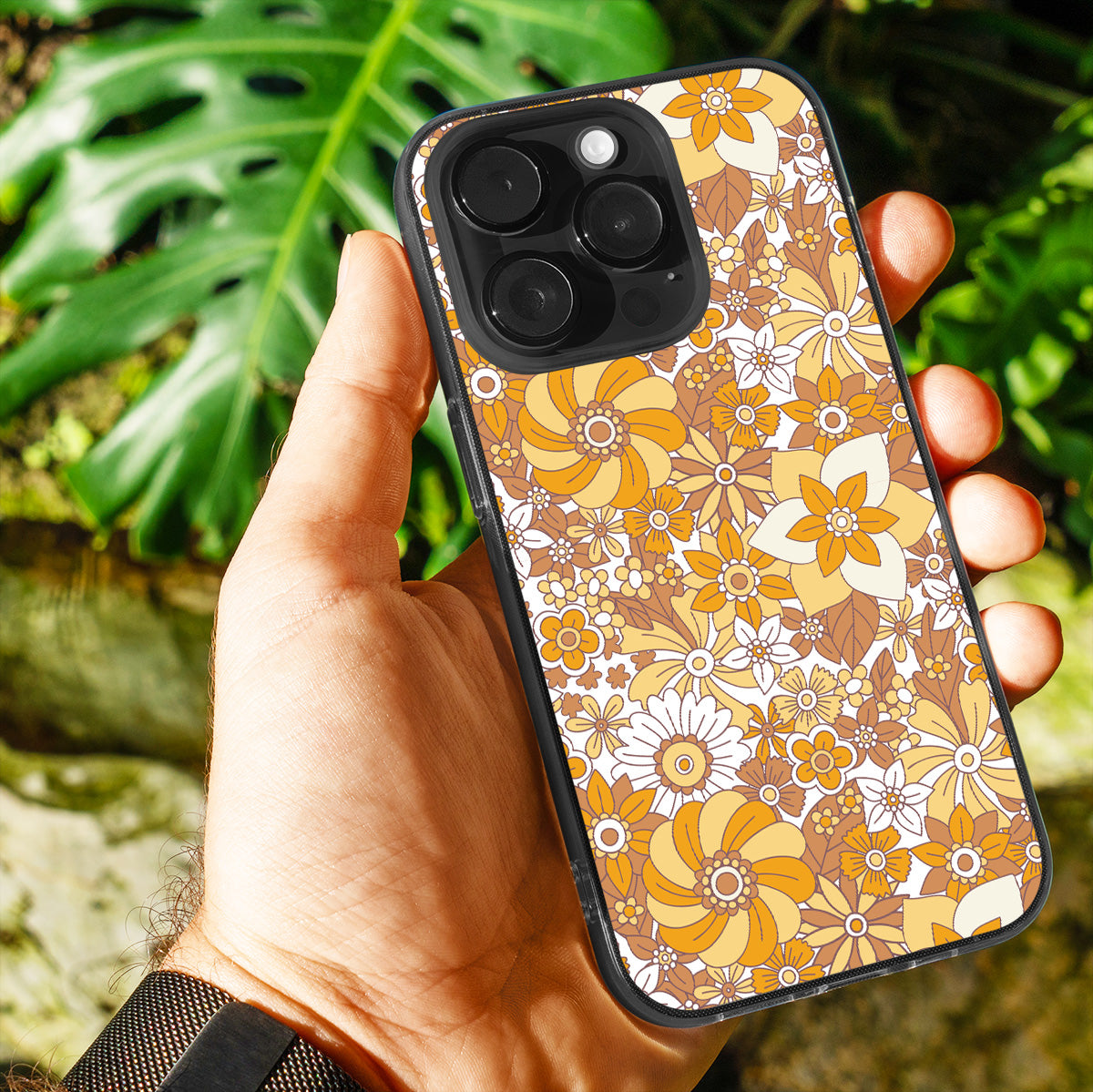 Autumn Floral Lace Phone Cover