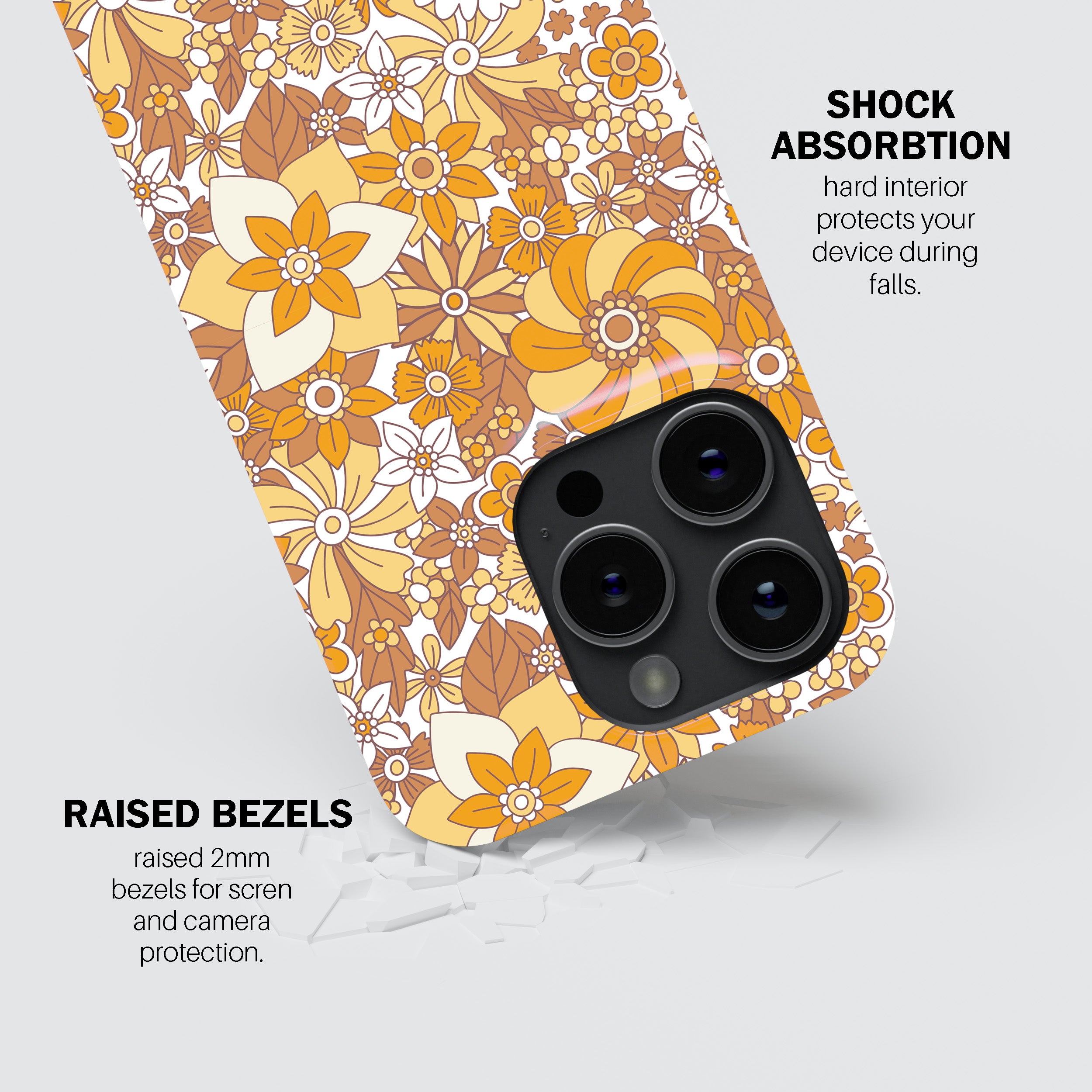 Autumn Floral Lace Phone Cover