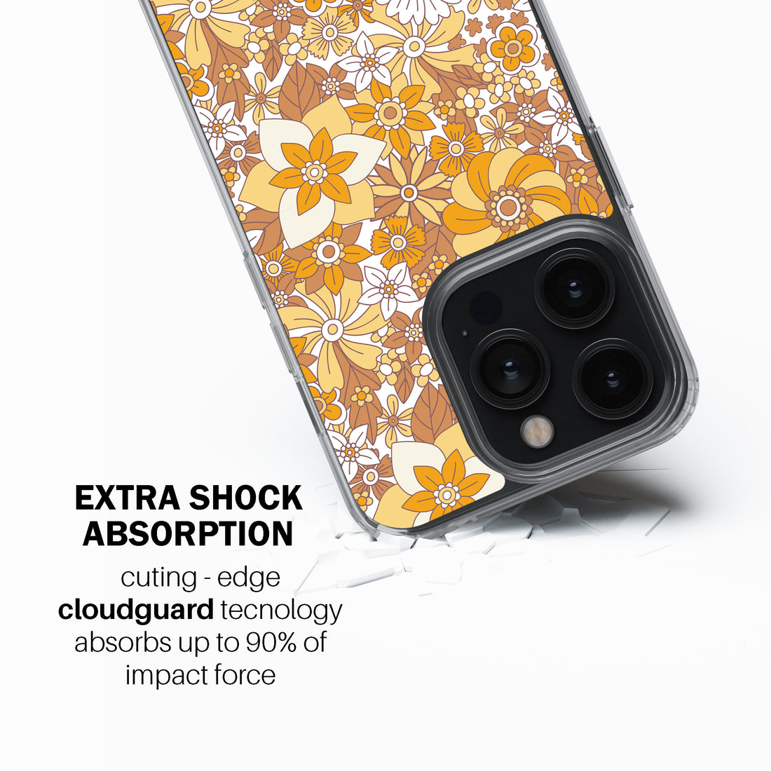 Autumn Floral Lace Phone Cover