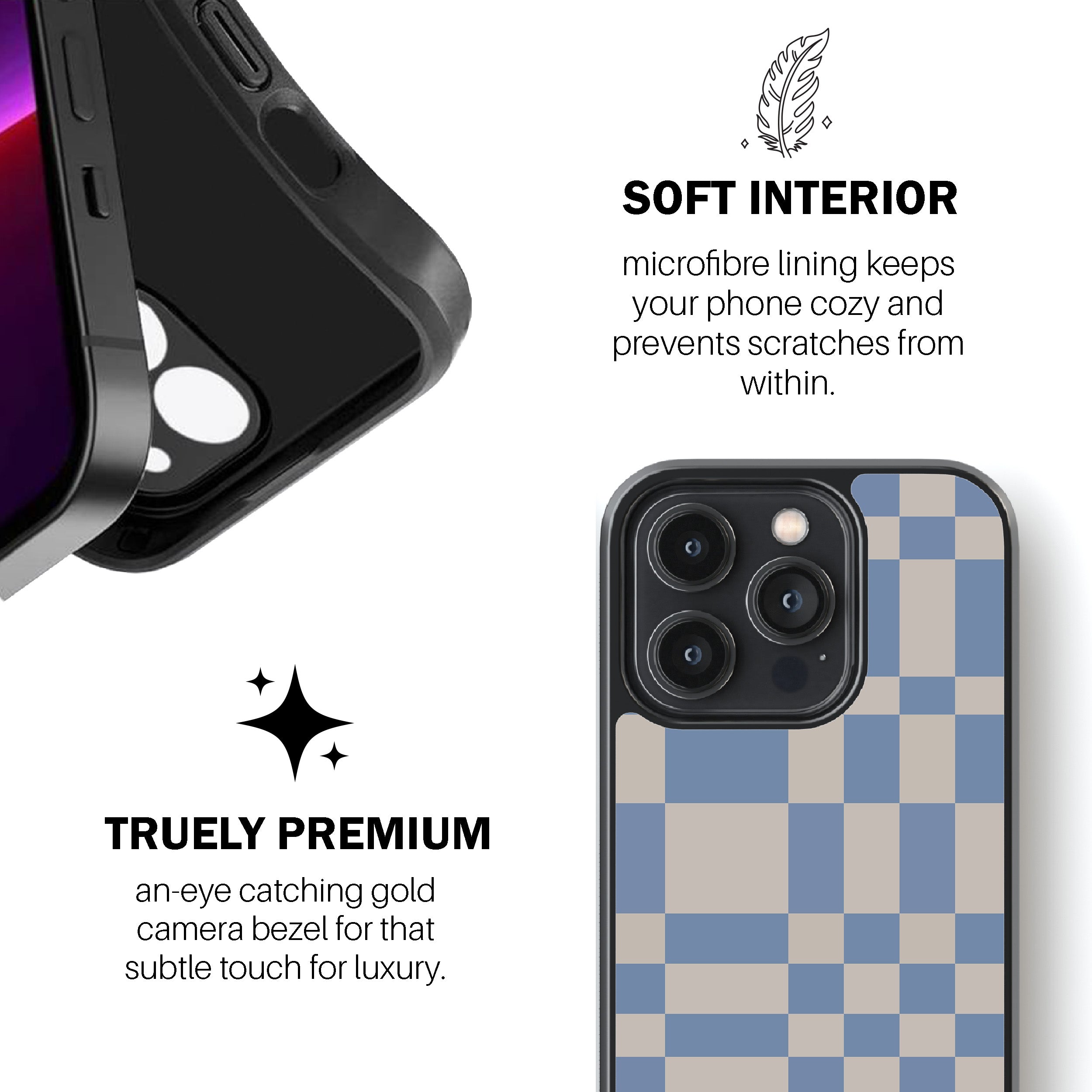 Optical Illusion Grid Phone Cover