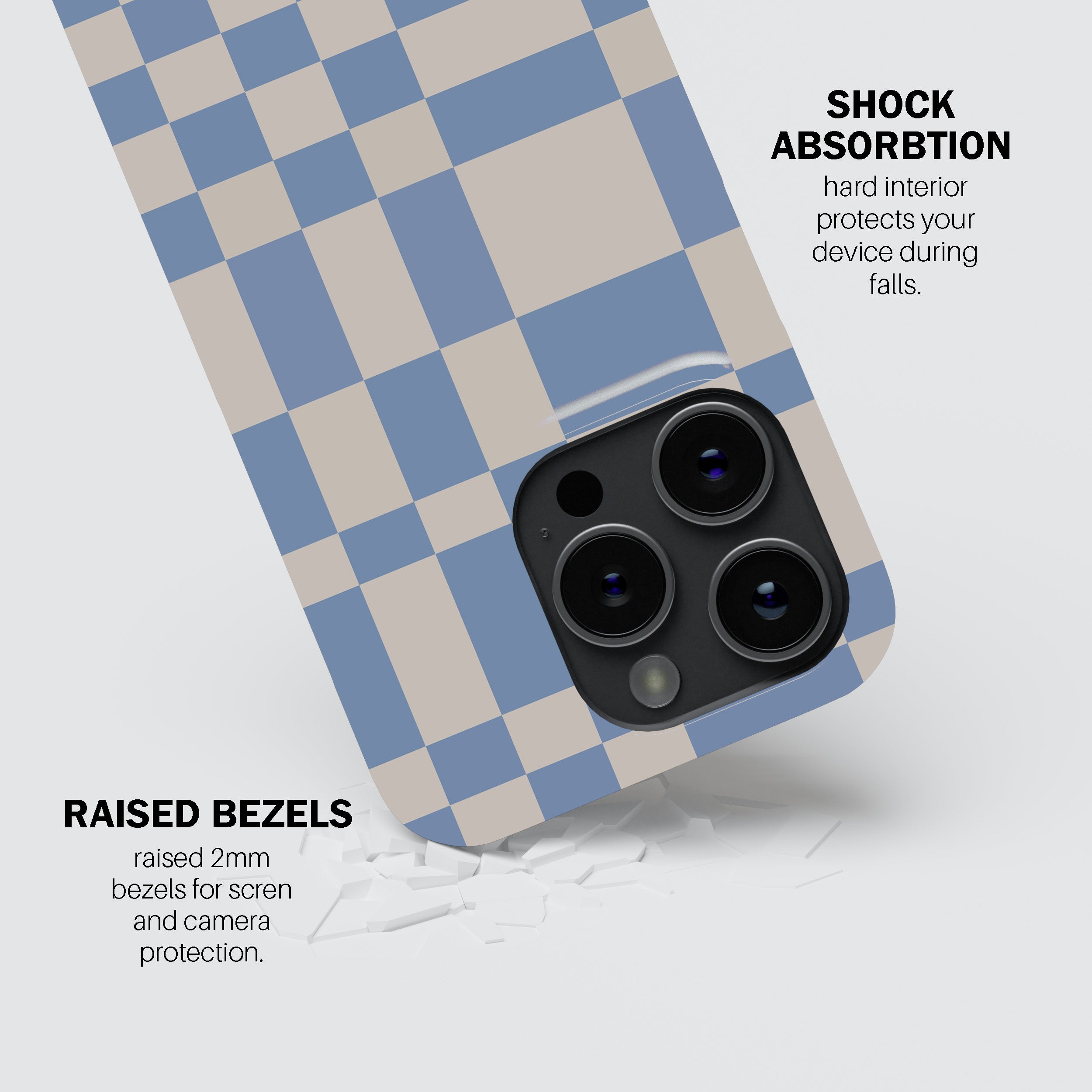 Optical Illusion Grid Phone Cover