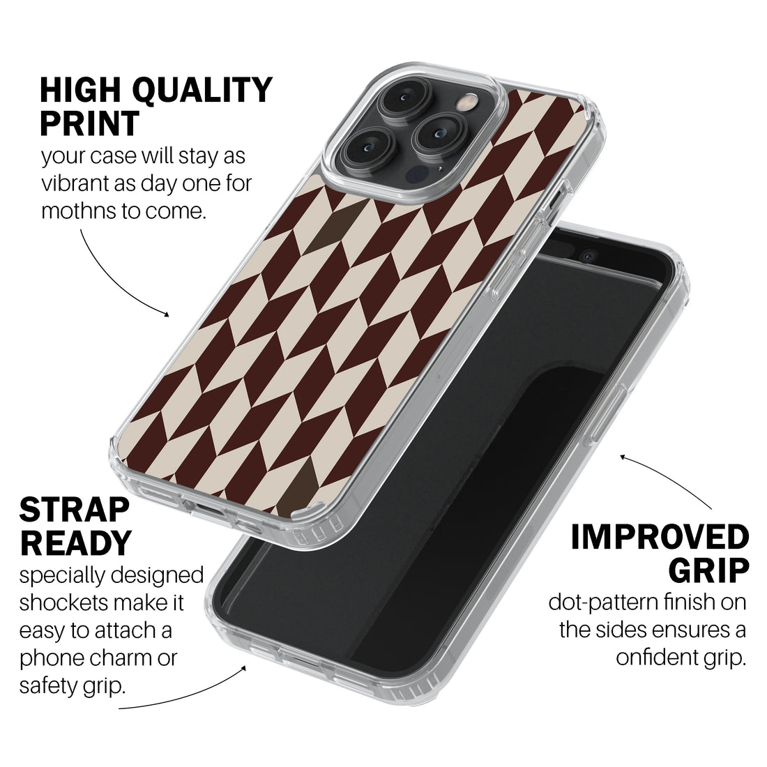 Chocolate Cubes Phone Cover