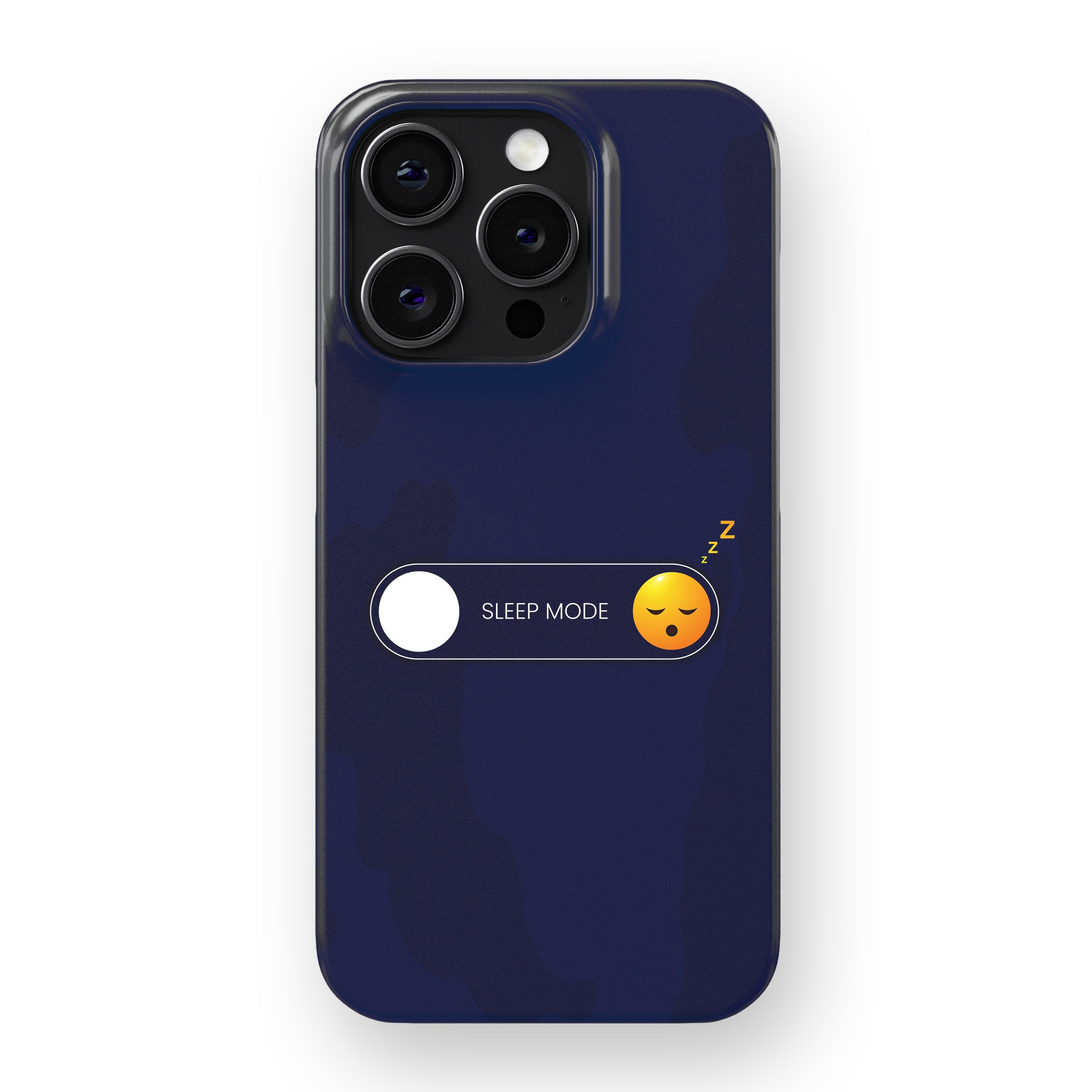 Sleep Mode With Emoji Phone Cover