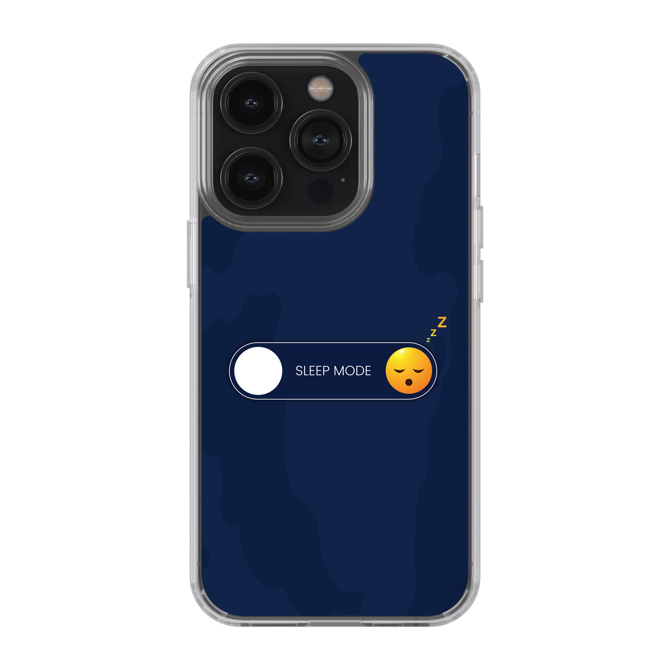 Sleep Mode With Emoji Phone Cover