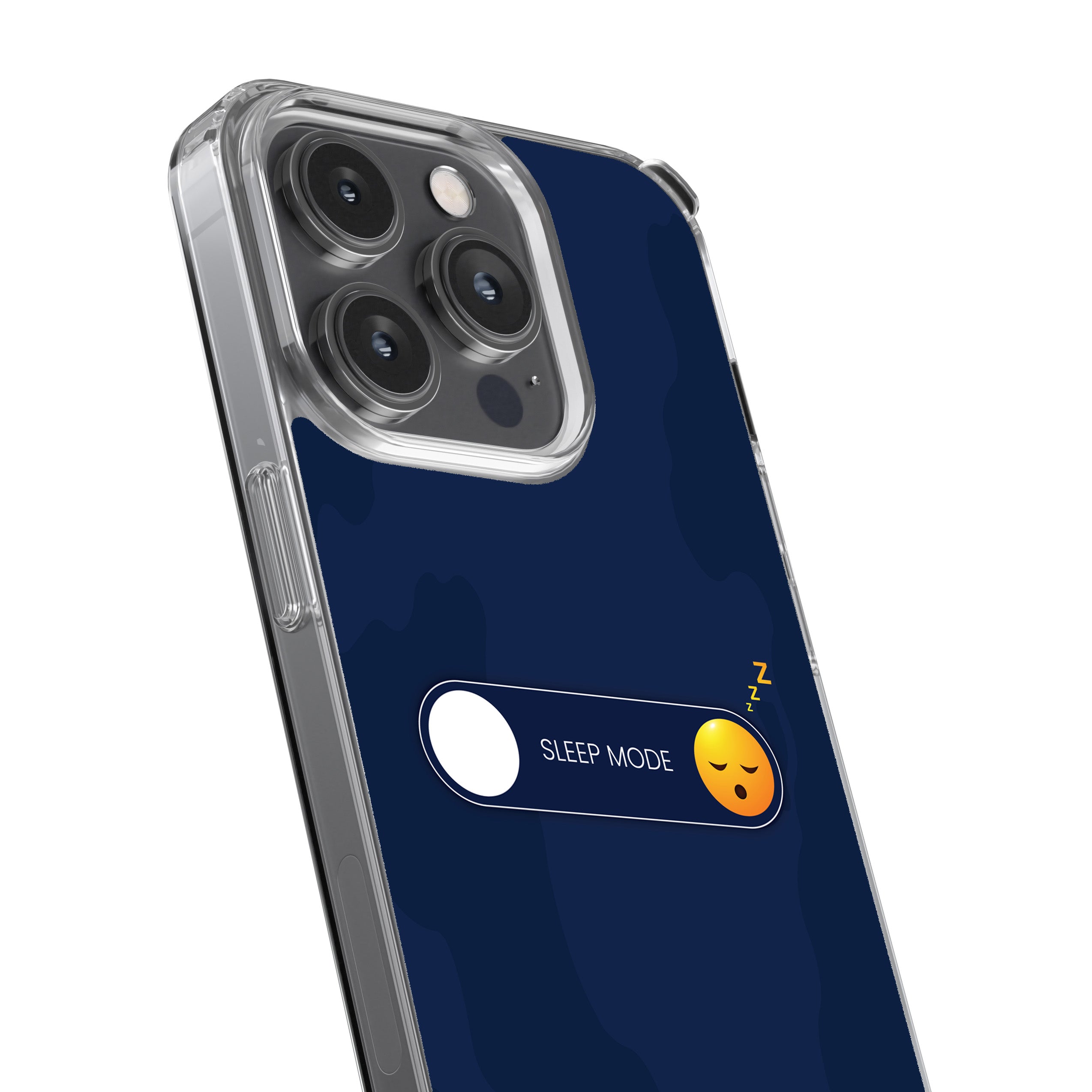 Sleep Mode With Emoji Phone Cover