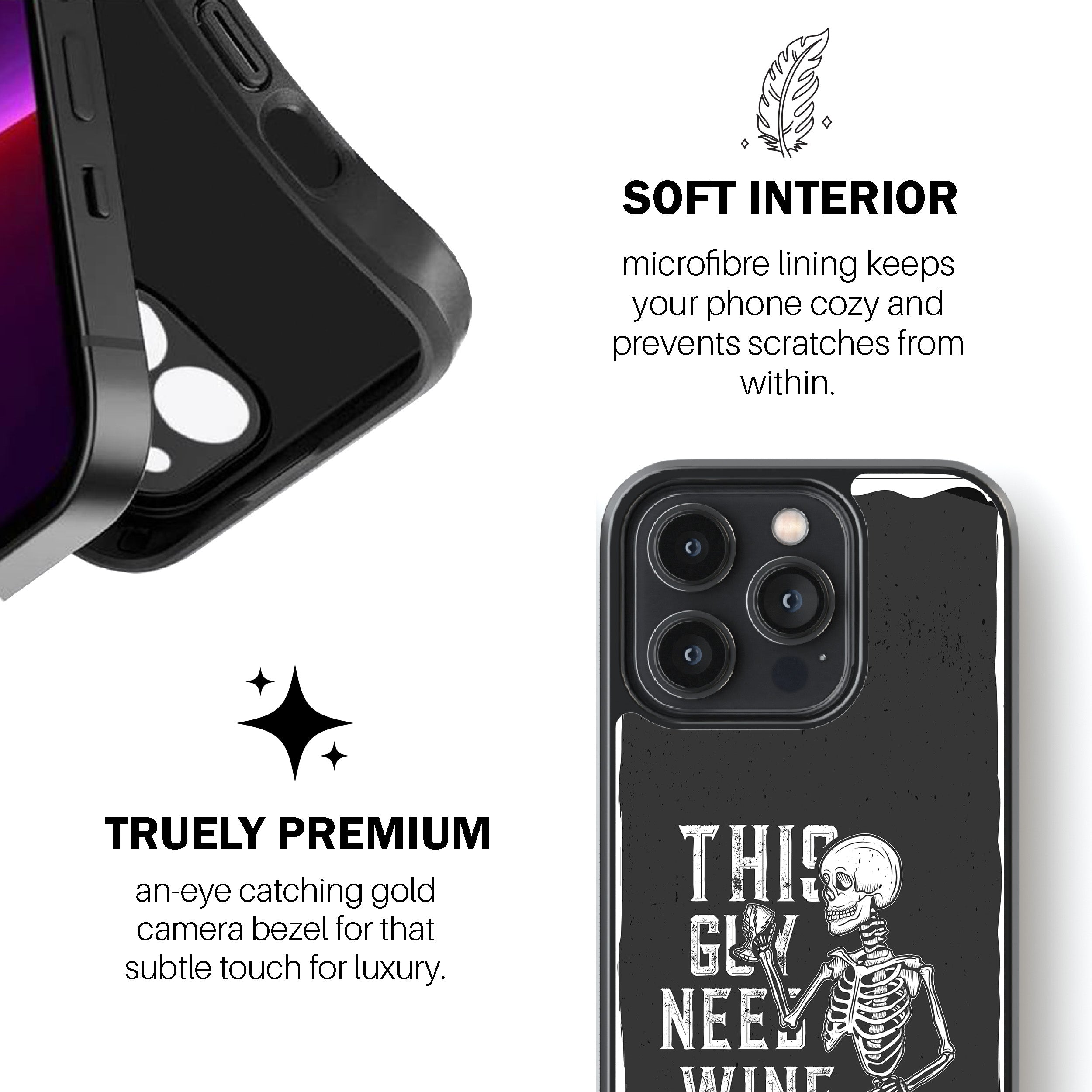 This Guy Needs Wine Phone Cover